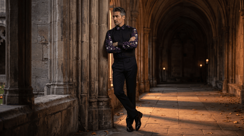 Gothic Shirts for Men: How to Wear the Dark Print Without the Costume - Claudio Lugli Shirts