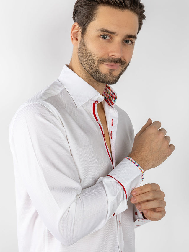 Houndstooth Shirts for Men: The Heritage Check, Made Bold - Claudio Lugli Shirts