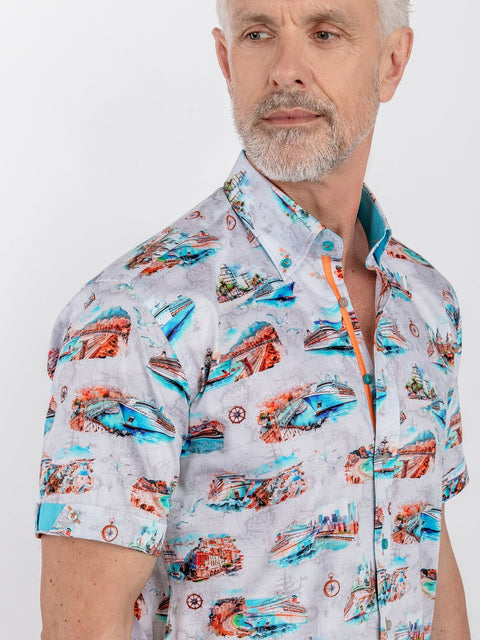 What to Wear on a Cruise: The Men's Wardrobe, Day to Gala Night - Claudio Lugli Shirts
