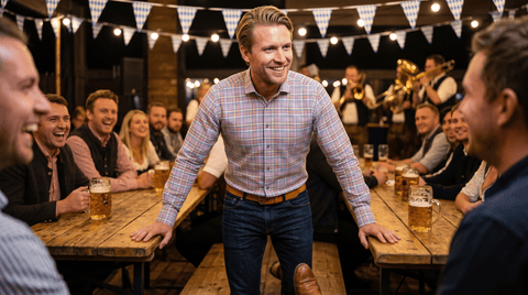 What to Wear to Oktoberfest in the UK: A Man's Guide (No Lederhosen Required) - Claudio Lugli Shirts