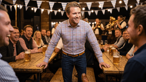 What to Wear to Oktoberfest in the UK: A Man's Guide (No Lederhosen Required) - Claudio Lugli Shirts