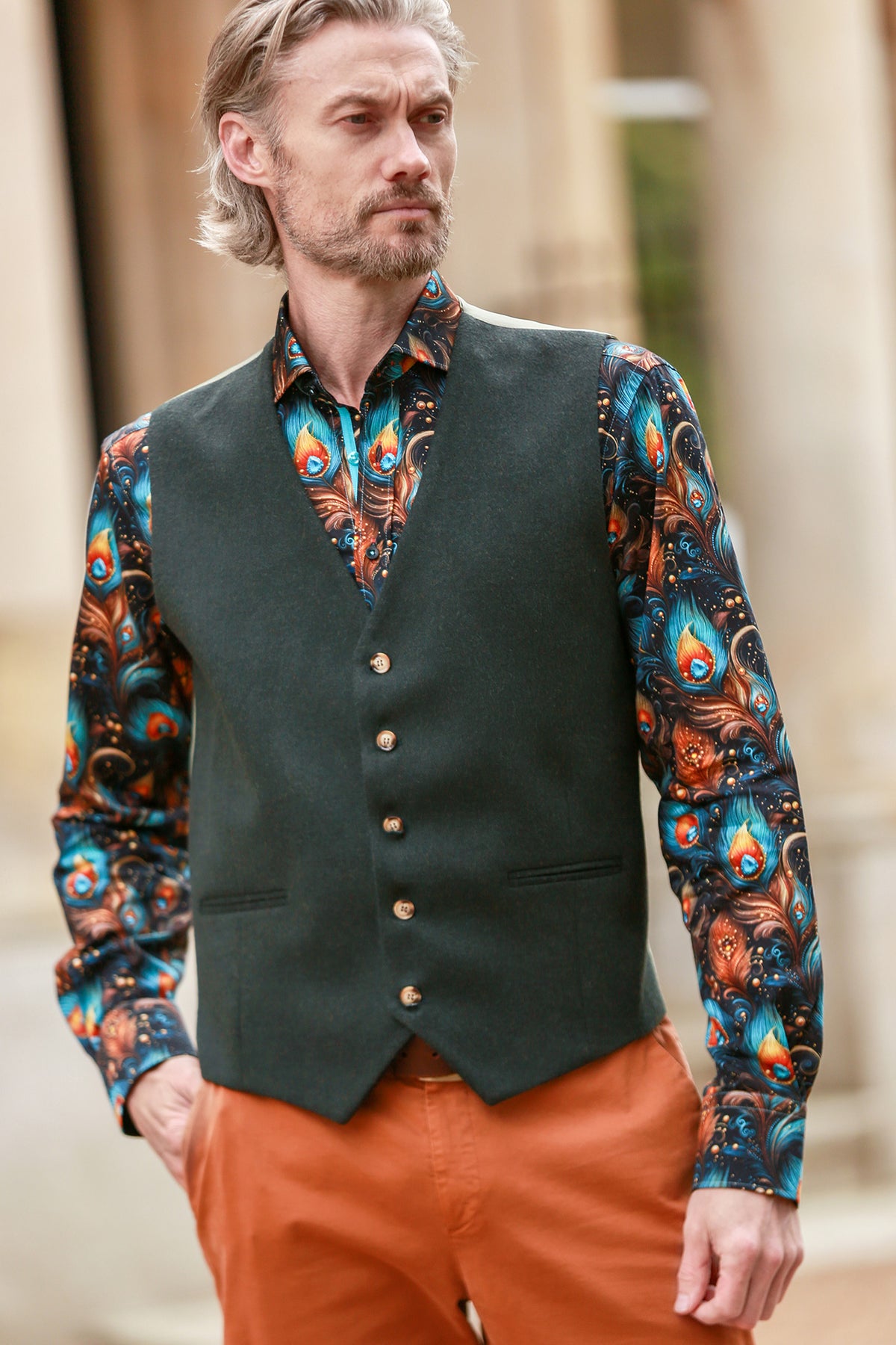 Race-Day Herringbone Jacket