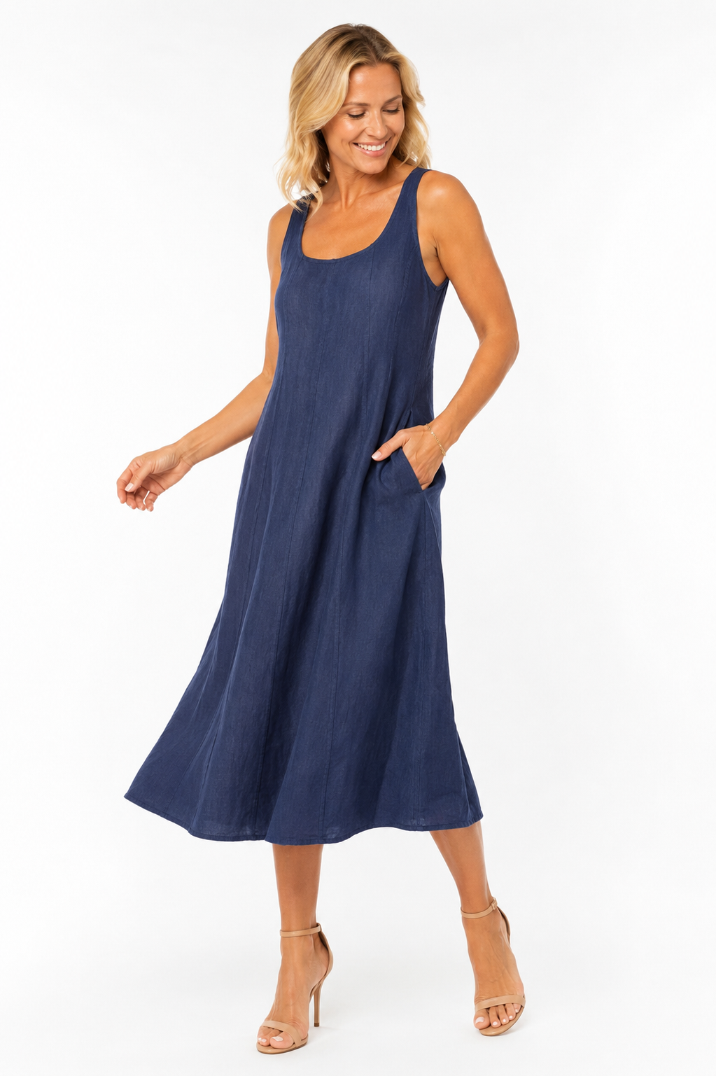 LINEN DRESS