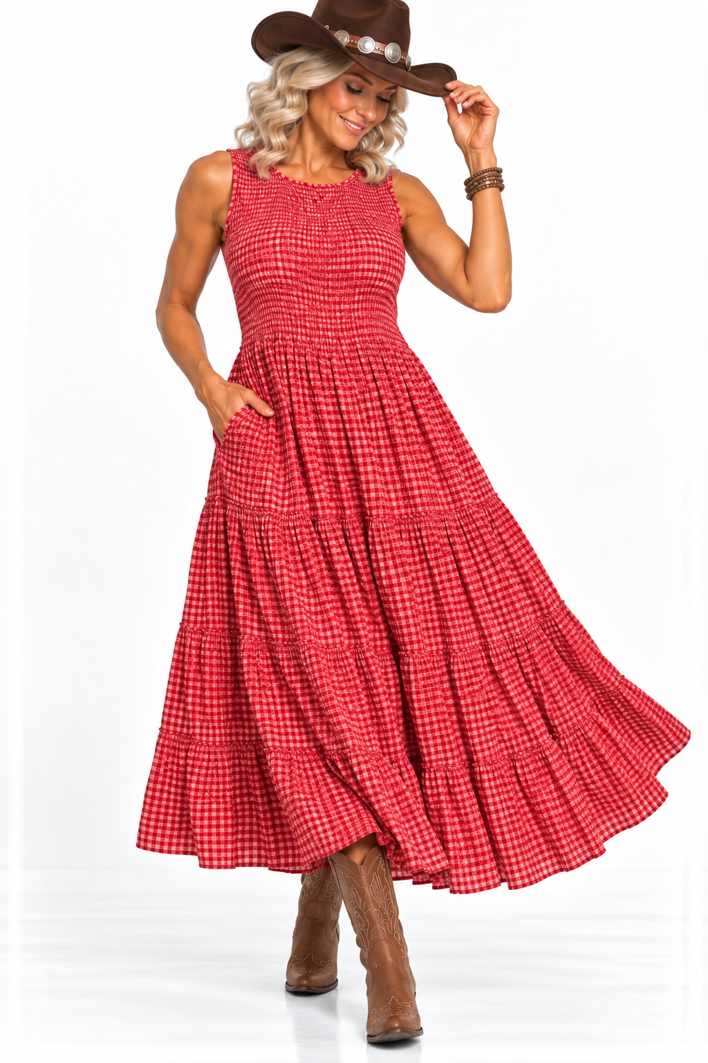 Cowgirl Gingham Dress