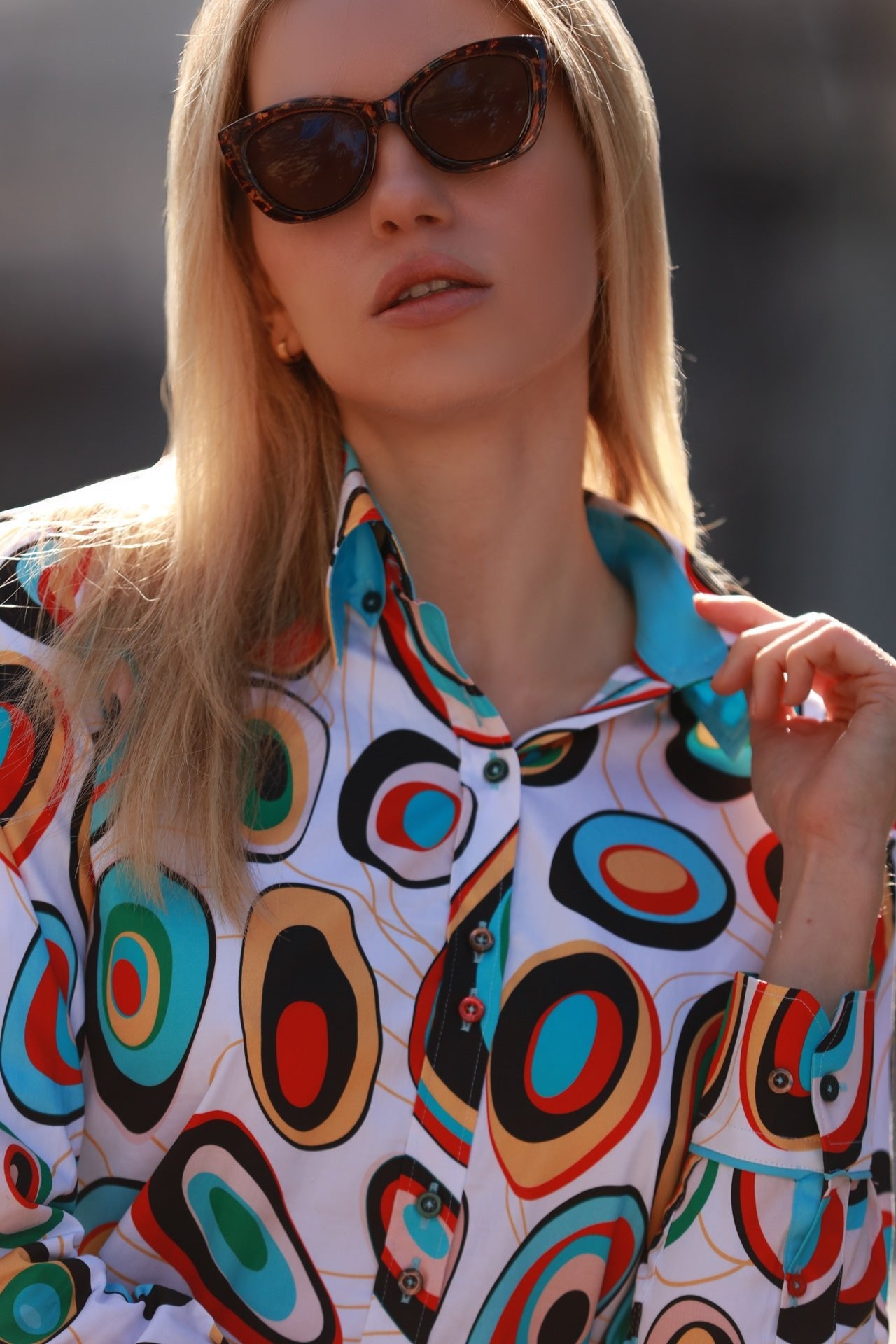 ABSTRACT SWIRL WOMENS PRINT SHIRT – Premium Men's Patterned Shirt by Claudio Lugli | Bold Design, Tailored Fit, Best Printed Shirts