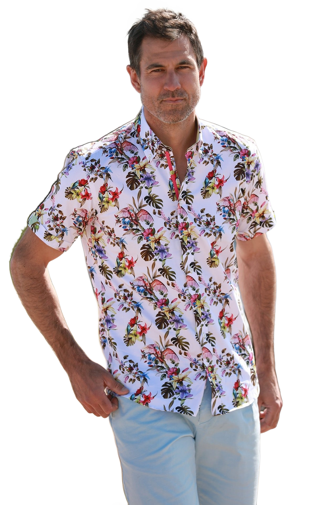 Birds of Paradise Short Sleeve Shirt - Claudio Lugli Shirts