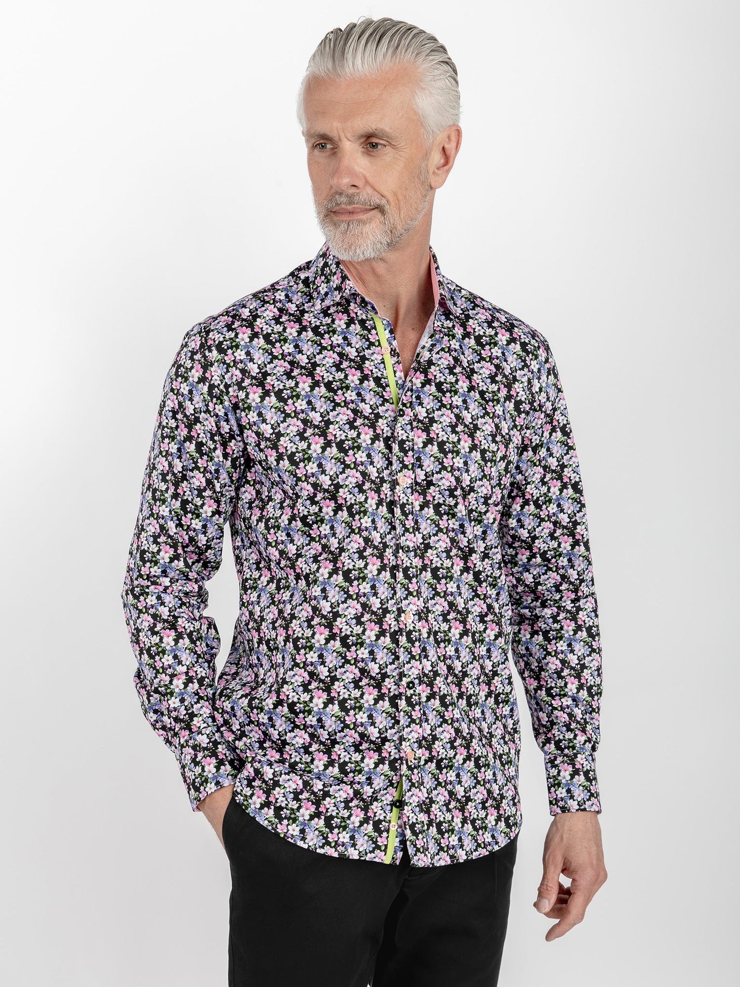 BLOSSOM GARDEN PRINT SHIRT - Claudio Lugli Shirts