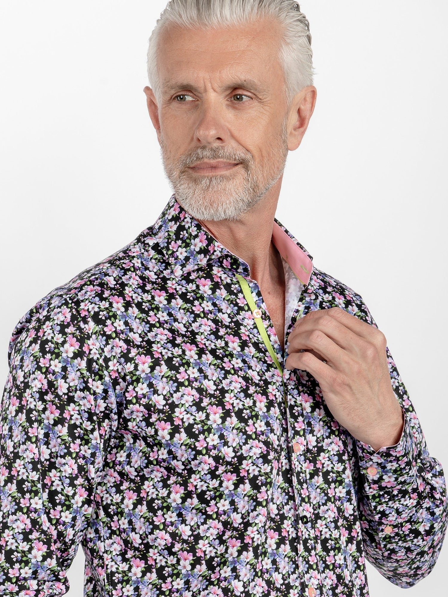 BLOSSOM GARDEN PRINT SHIRT - Claudio Lugli Shirts