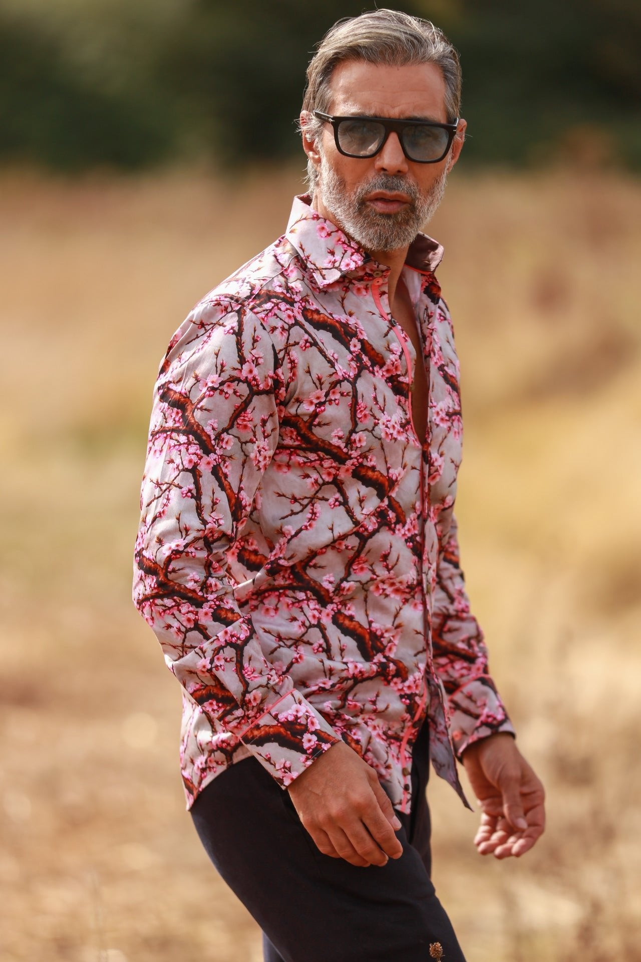 BLOSSOM PRINT SHIRT – Premium Men's Patterned Shirt by Claudio Lugli | Bold Design, Tailored Fit, Best Printed Shirts