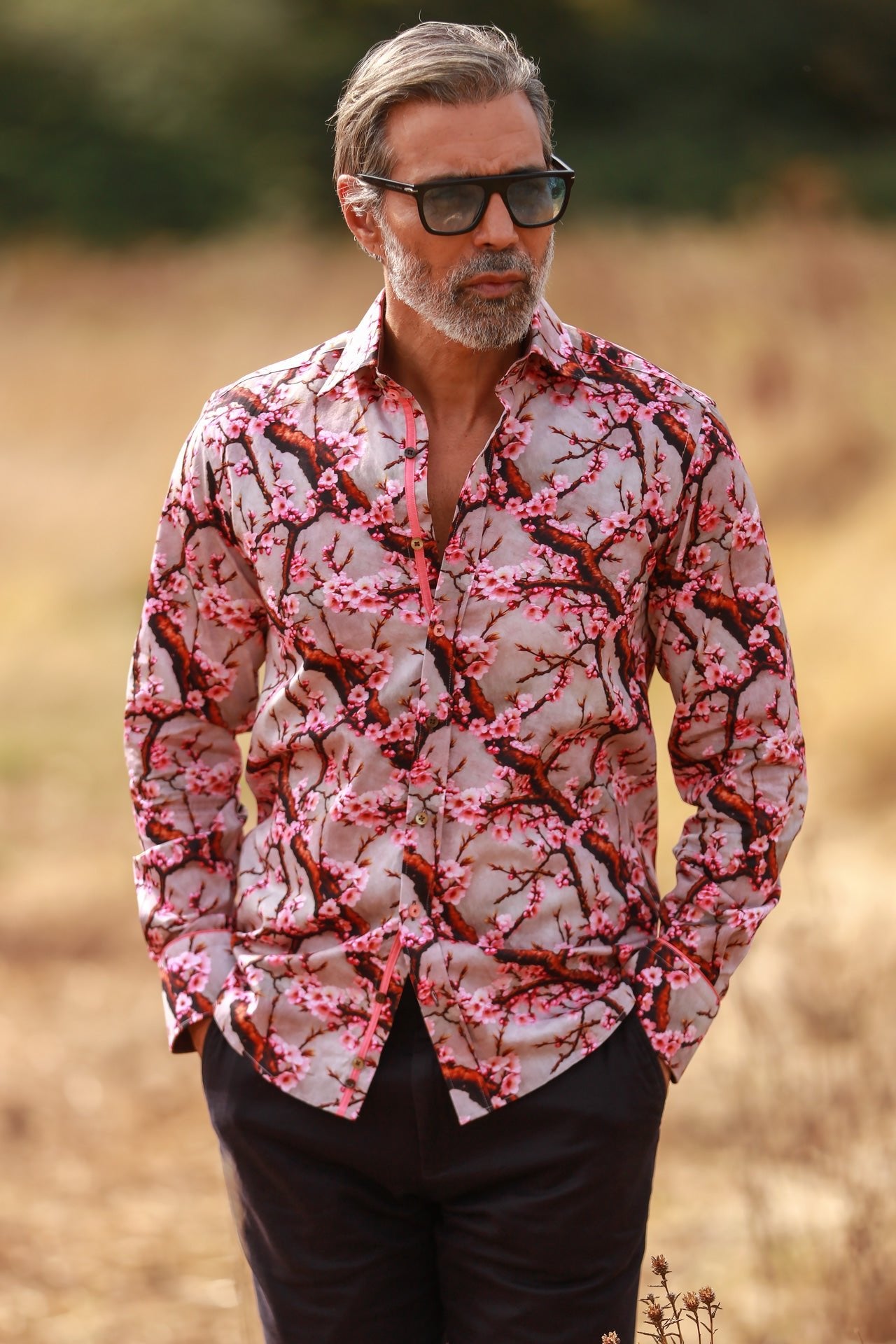 BLOSSOM PRINT SHIRT – Premium Men's Patterned Shirt by Claudio Lugli | Bold Design, Tailored Fit, Best Printed Shirts