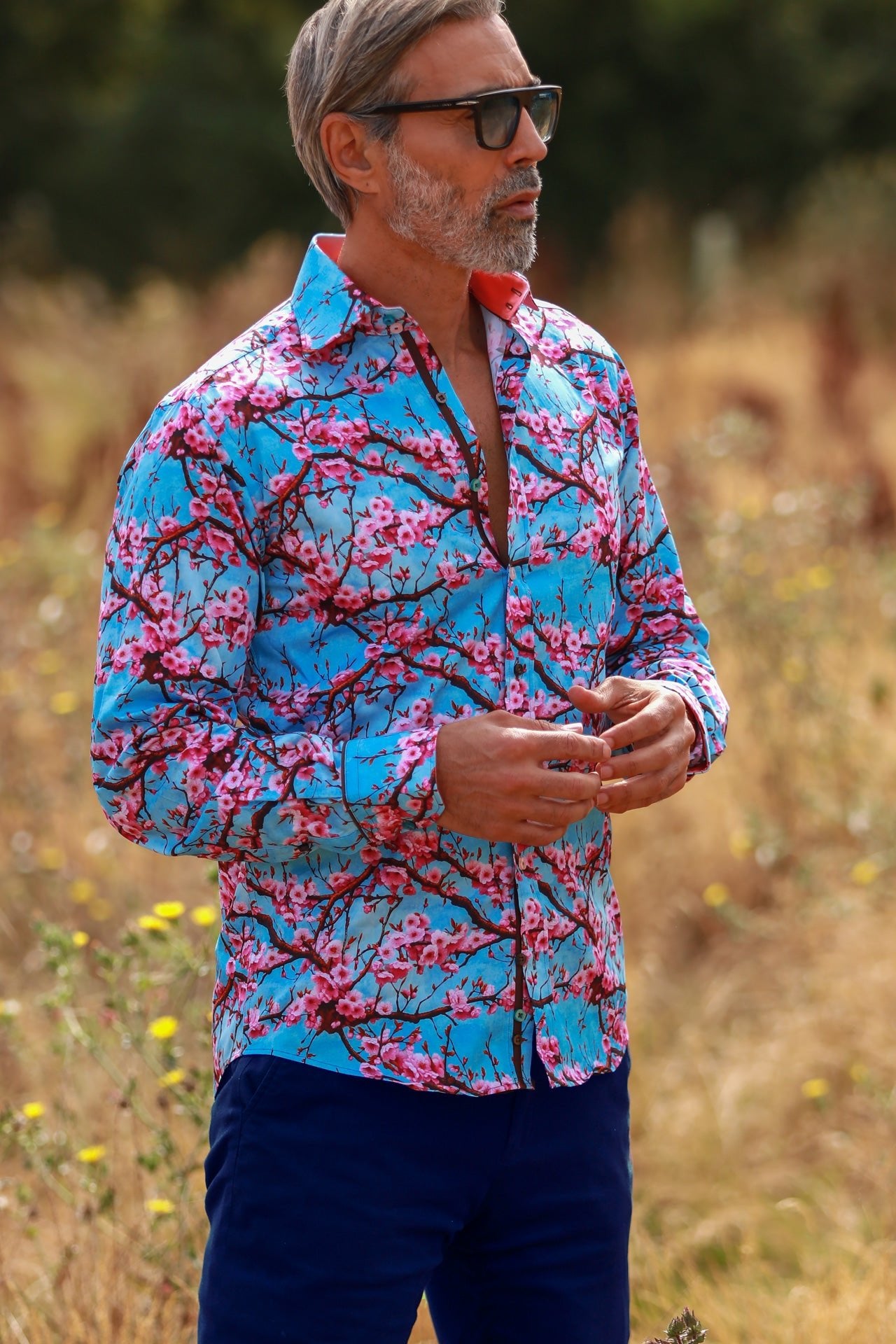 BLOSSOM PRINT SHIRT – Premium Men's Patterned Shirt by Claudio Lugli | Bold Design, Tailored Fit, Best Printed Shirts
