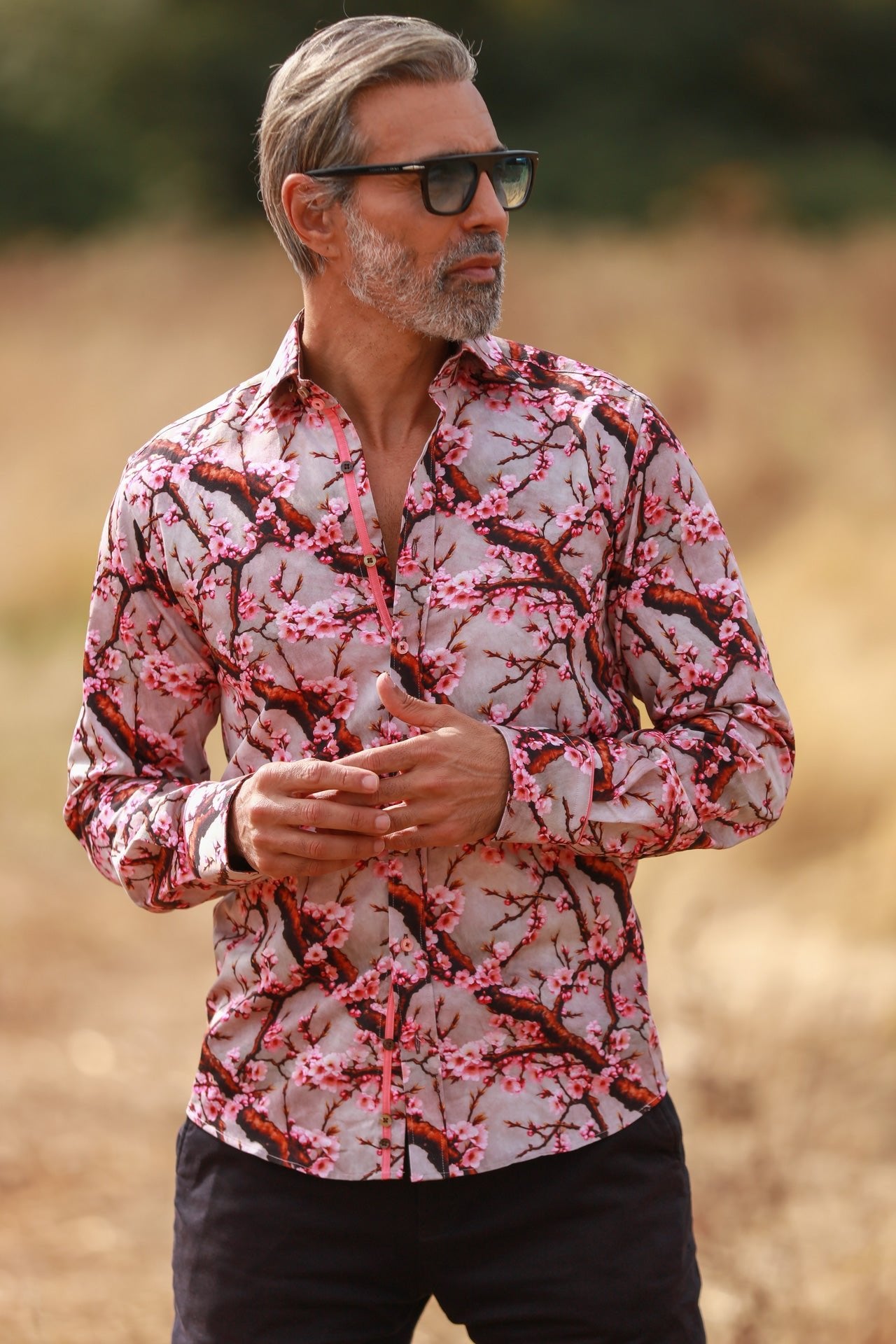 BLOSSOM PRINT SHIRT – Premium Men's Patterned Shirt by Claudio Lugli | Bold Design, Tailored Fit, Best Printed Shirts