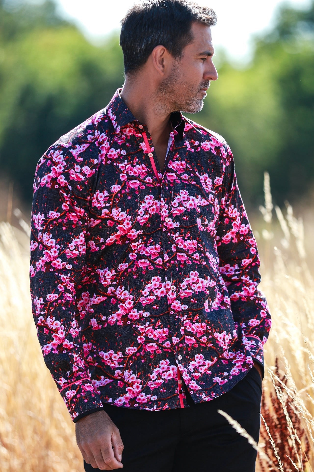 BLOSSOM PRINT SHIRT - Claudio Lugli Shirts