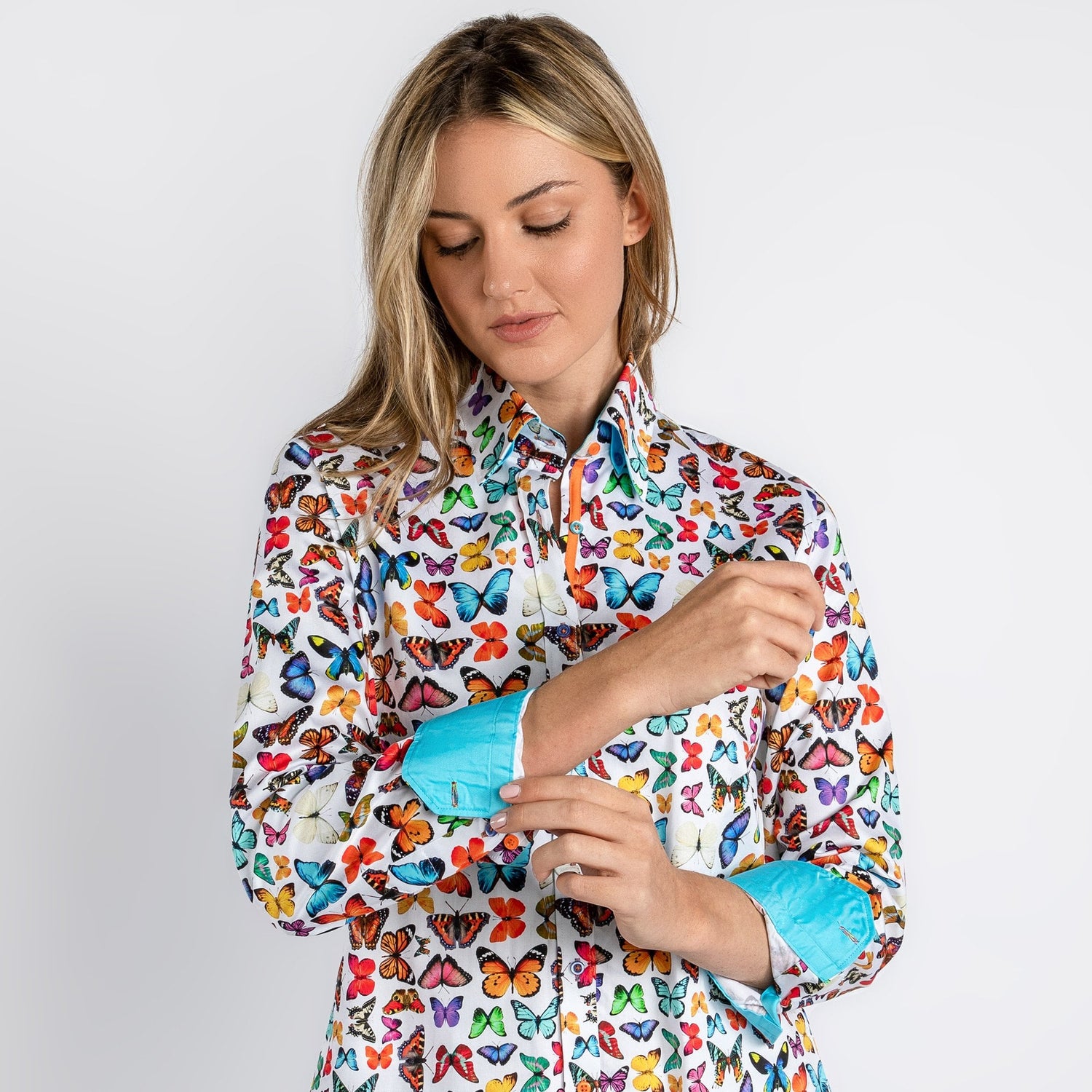 BUTTERFLY WOMENS PRINT SHIRT - Premium Men's Patterned Shirt by Claudio Lugli | Bold Design, Tailored Fit, Best Printed Shirts