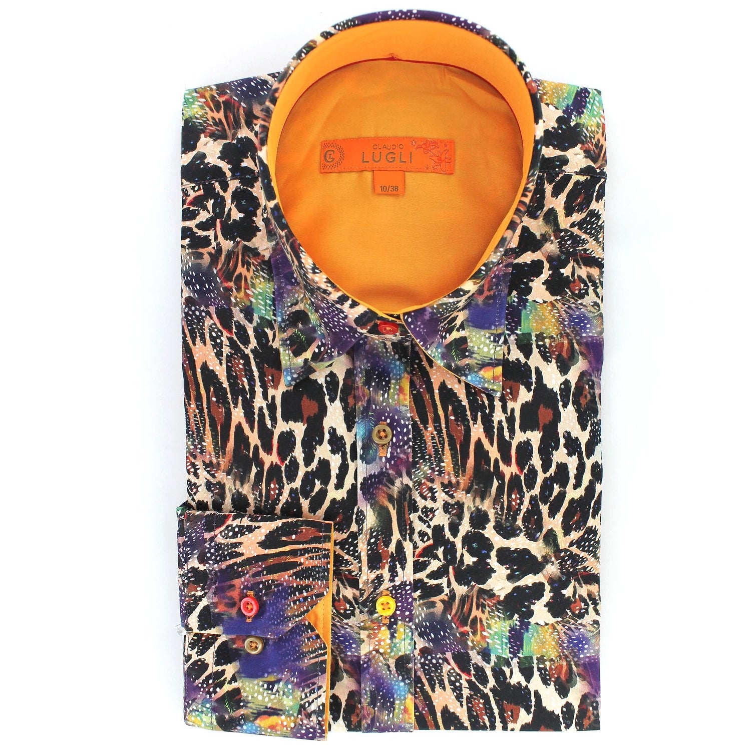 CATWOMAN LEOPARD WOMENS PRINT SHIRT – Premium Men's Patterned Shirt by Claudio Lugli | Bold Design, Tailored Fit, Best Printed Shirts