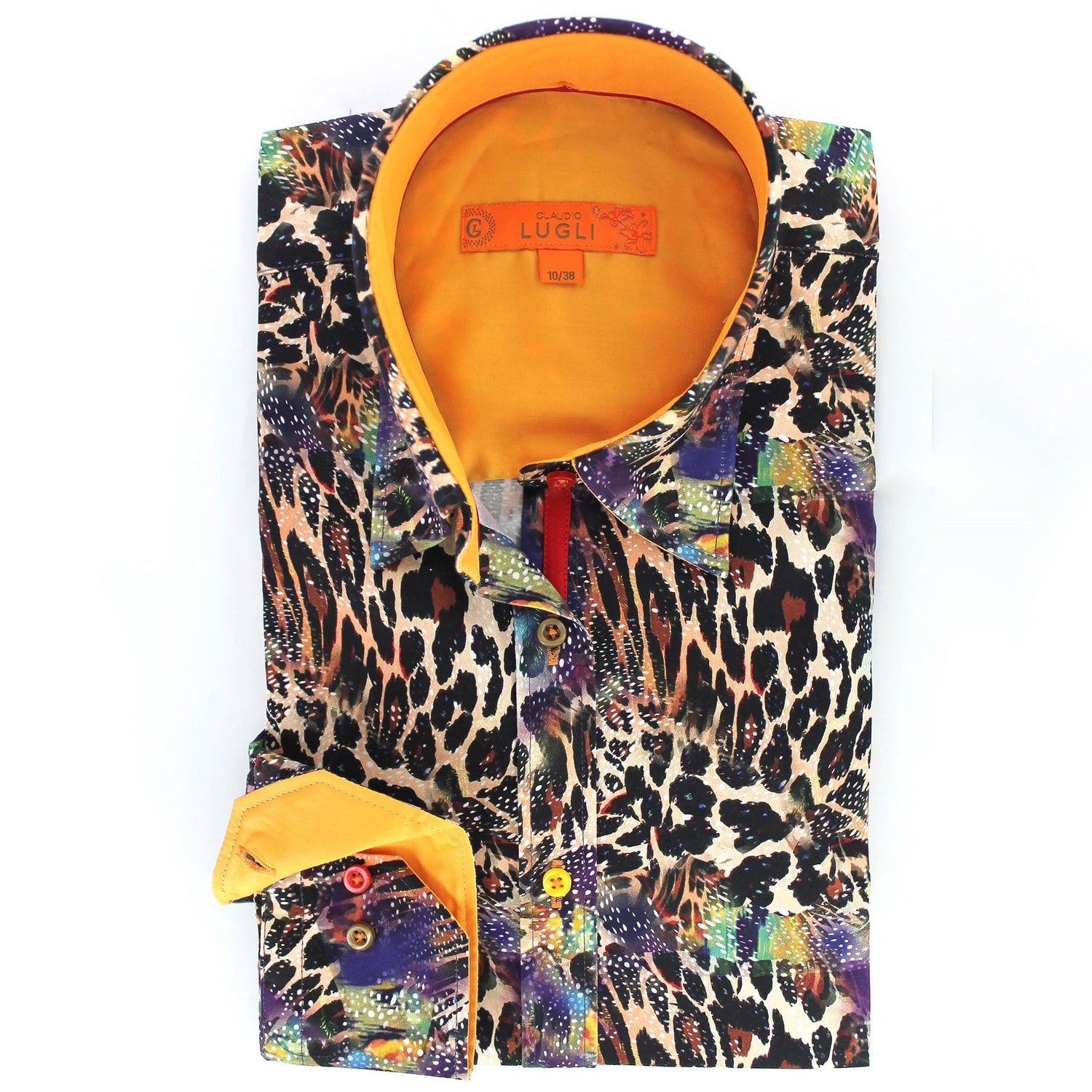 CATWOMAN LEOPARD WOMENS PRINT SHIRT – Premium Men's Patterned Shirt by Claudio Lugli | Bold Design, Tailored Fit, Best Printed Shirts