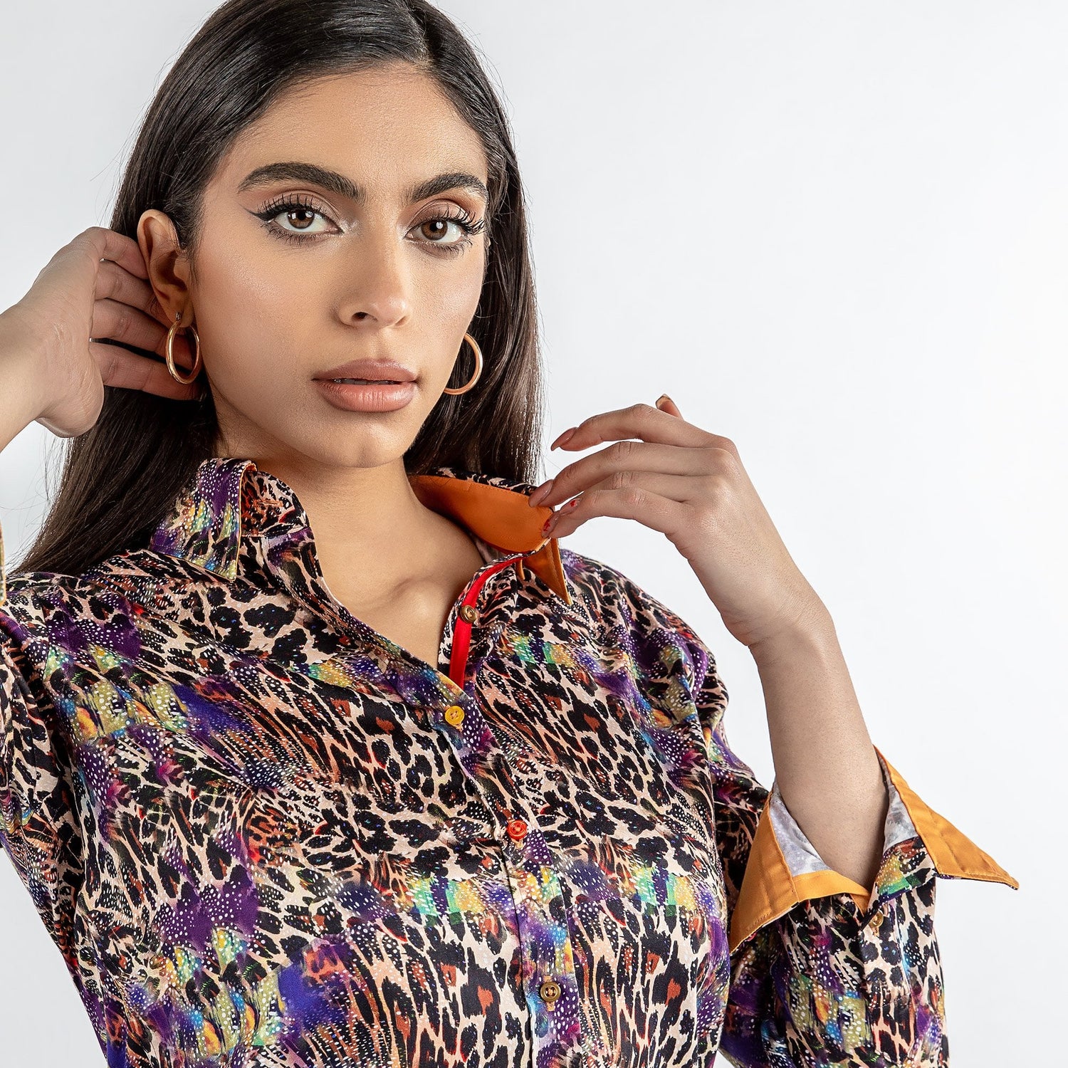 CATWOMAN LEOPARD WOMENS PRINT SHIRT – Premium Men's Patterned Shirt by Claudio Lugli | Bold Design, Tailored Fit, Best Printed Shirts