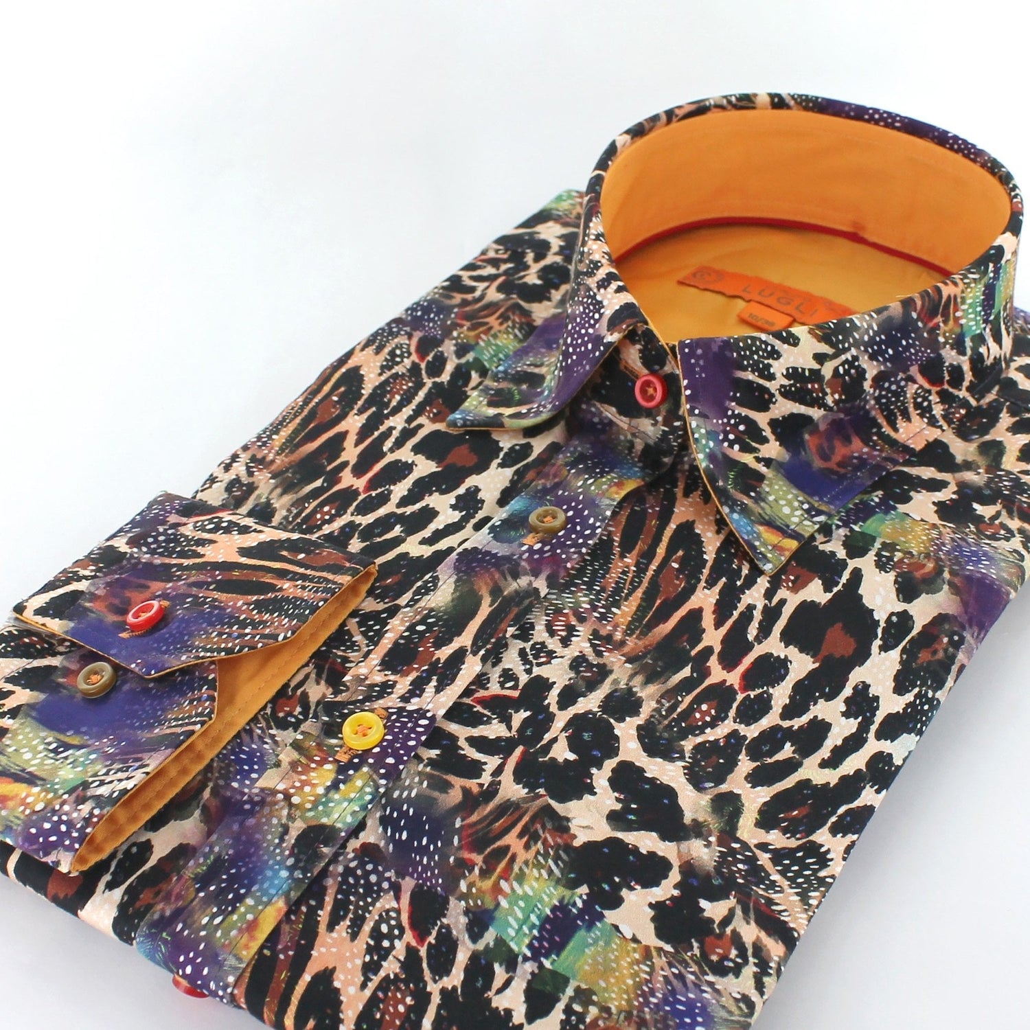 CATWOMAN LEOPARD WOMENS PRINT SHIRT – Premium Men's Patterned Shirt by Claudio Lugli | Bold Design, Tailored Fit, Best Printed Shirts