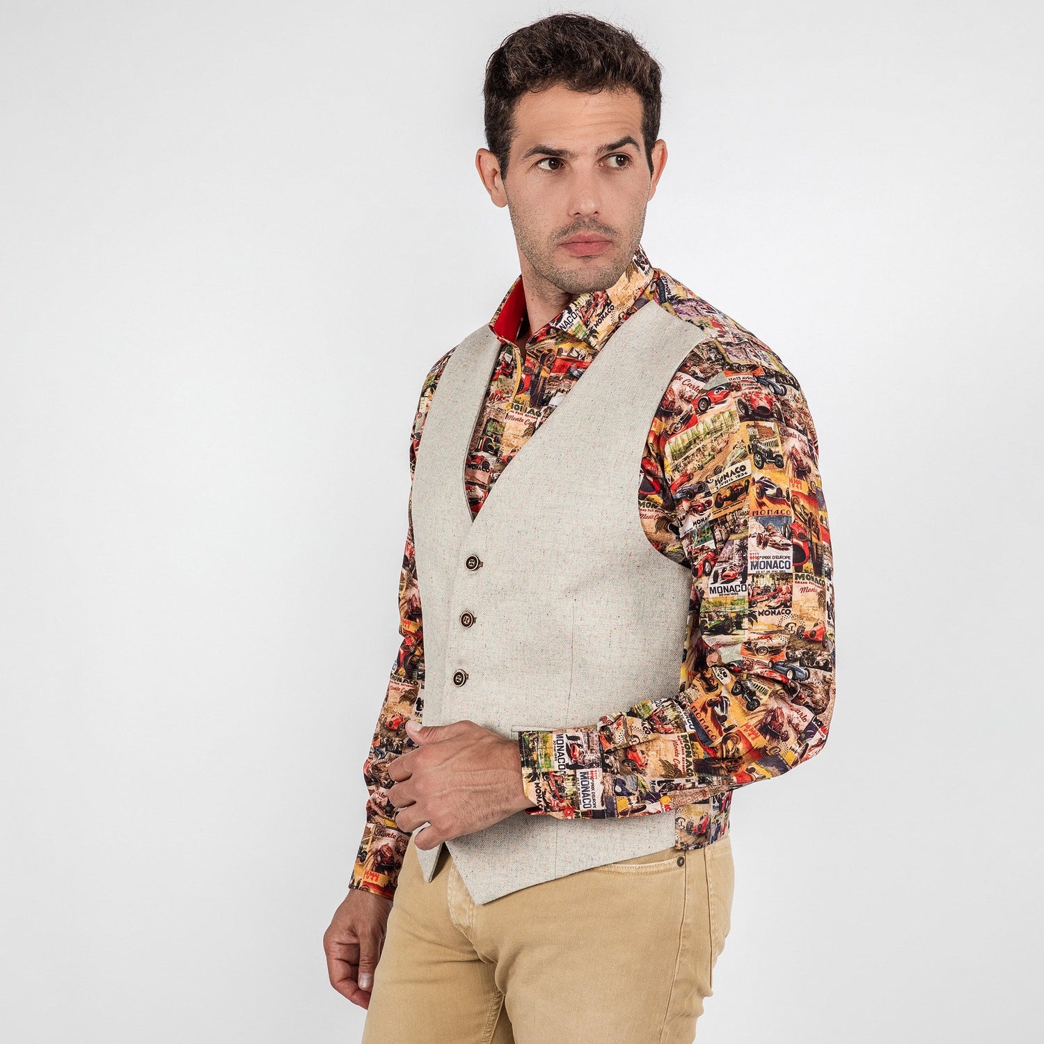CL1049 MONACO WAISTCOAT - Claudio Lugli Shirts