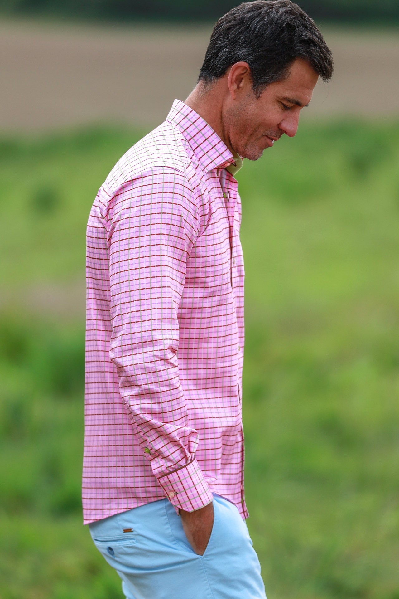 CL2541 PINK CHECK - Claudio Lugli Shirts