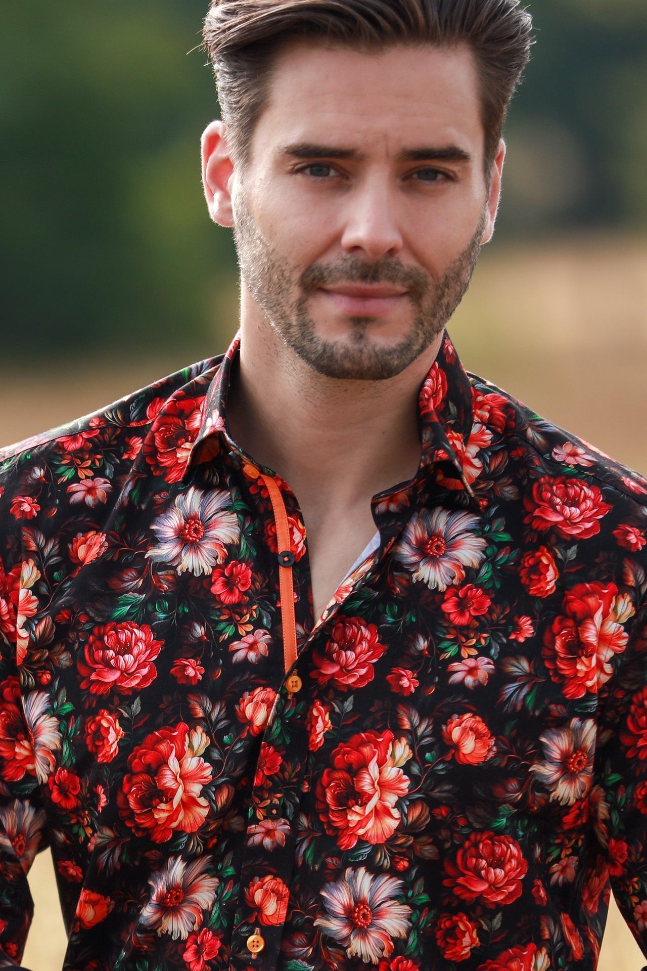 CL2569 GARDEN FLOWERS - Claudio Lugli Shirts