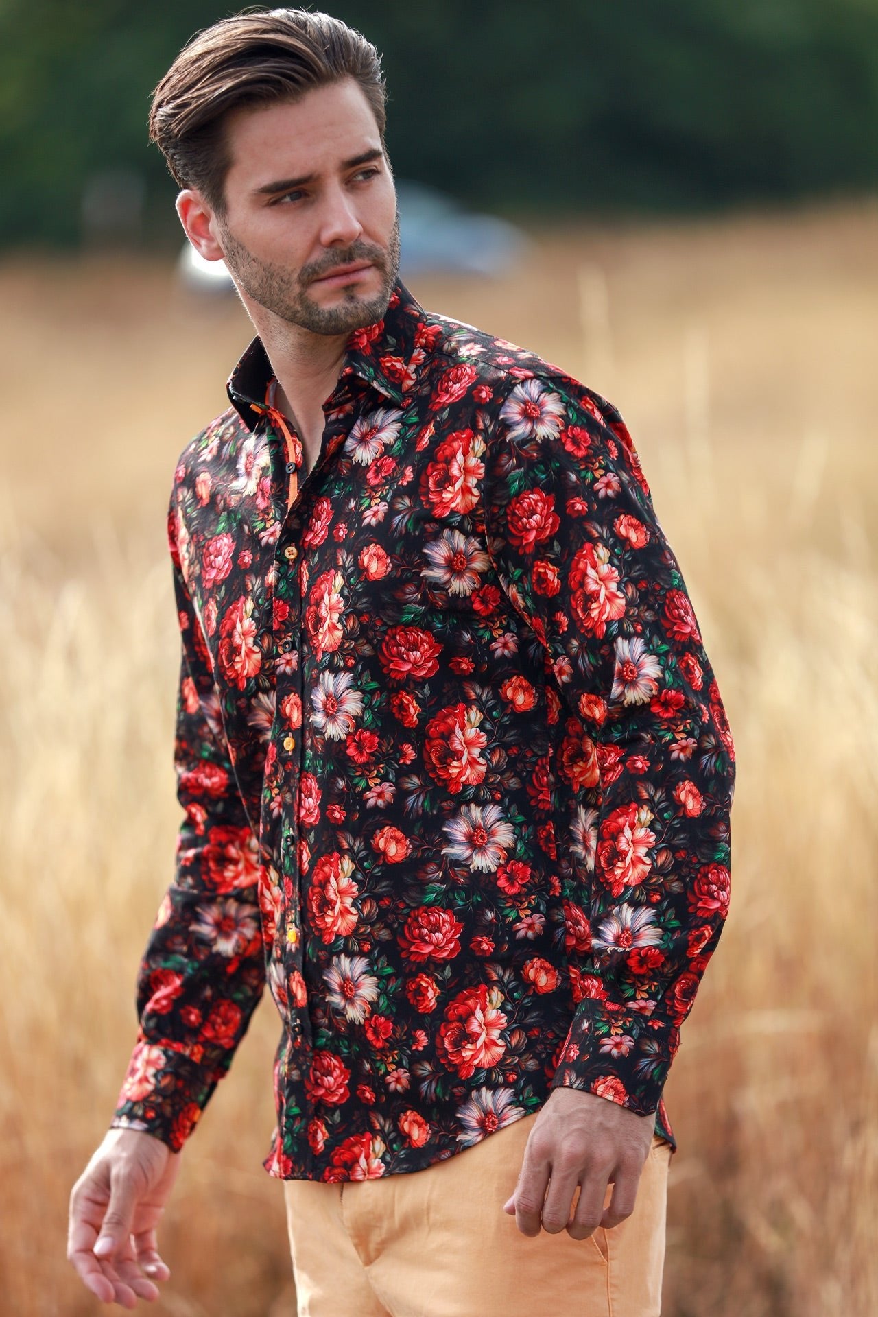 CL2569 GARDEN FLOWERS - Claudio Lugli Shirts
