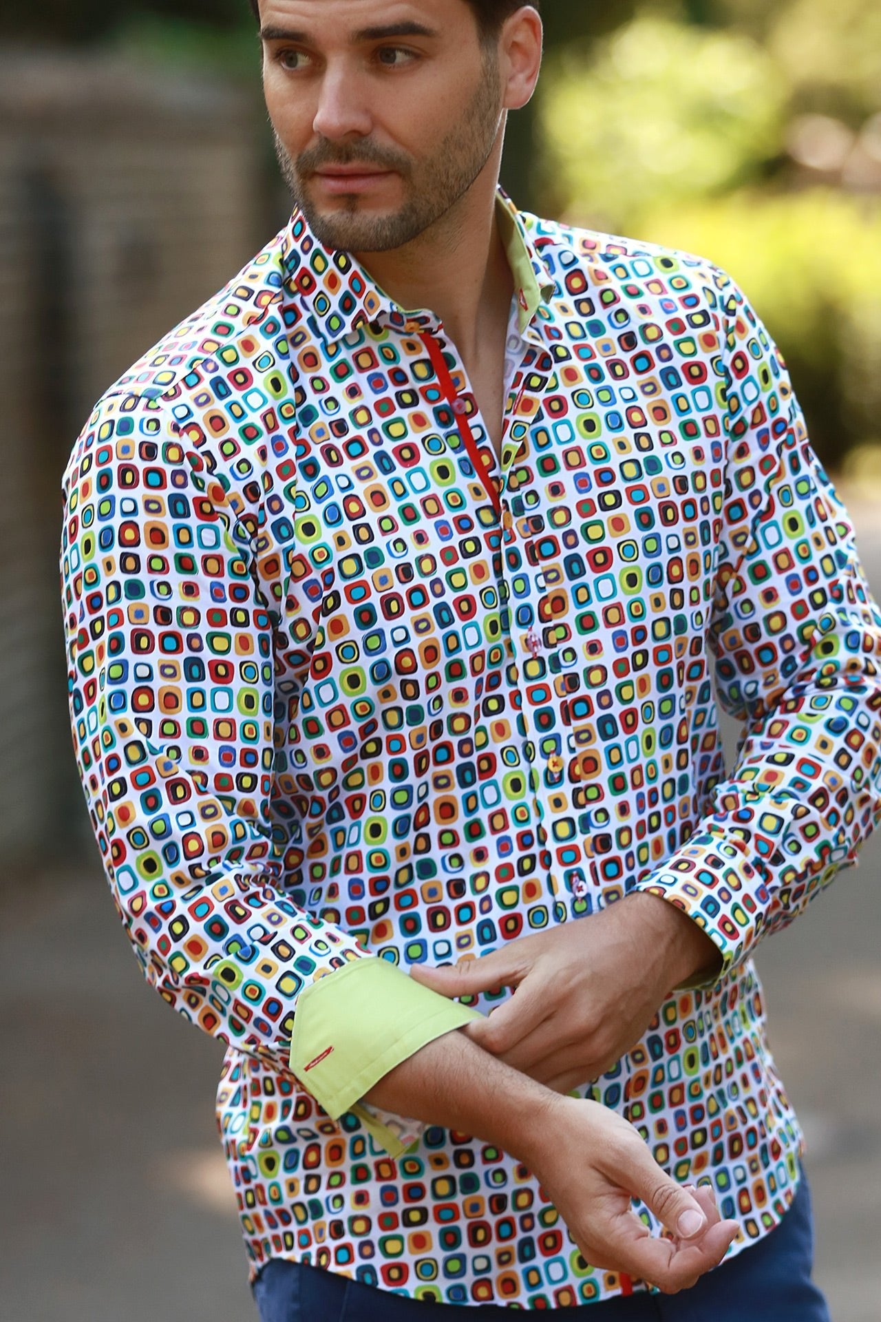 CL2585 ABSTRACT SHAPES - Claudio Lugli Shirts