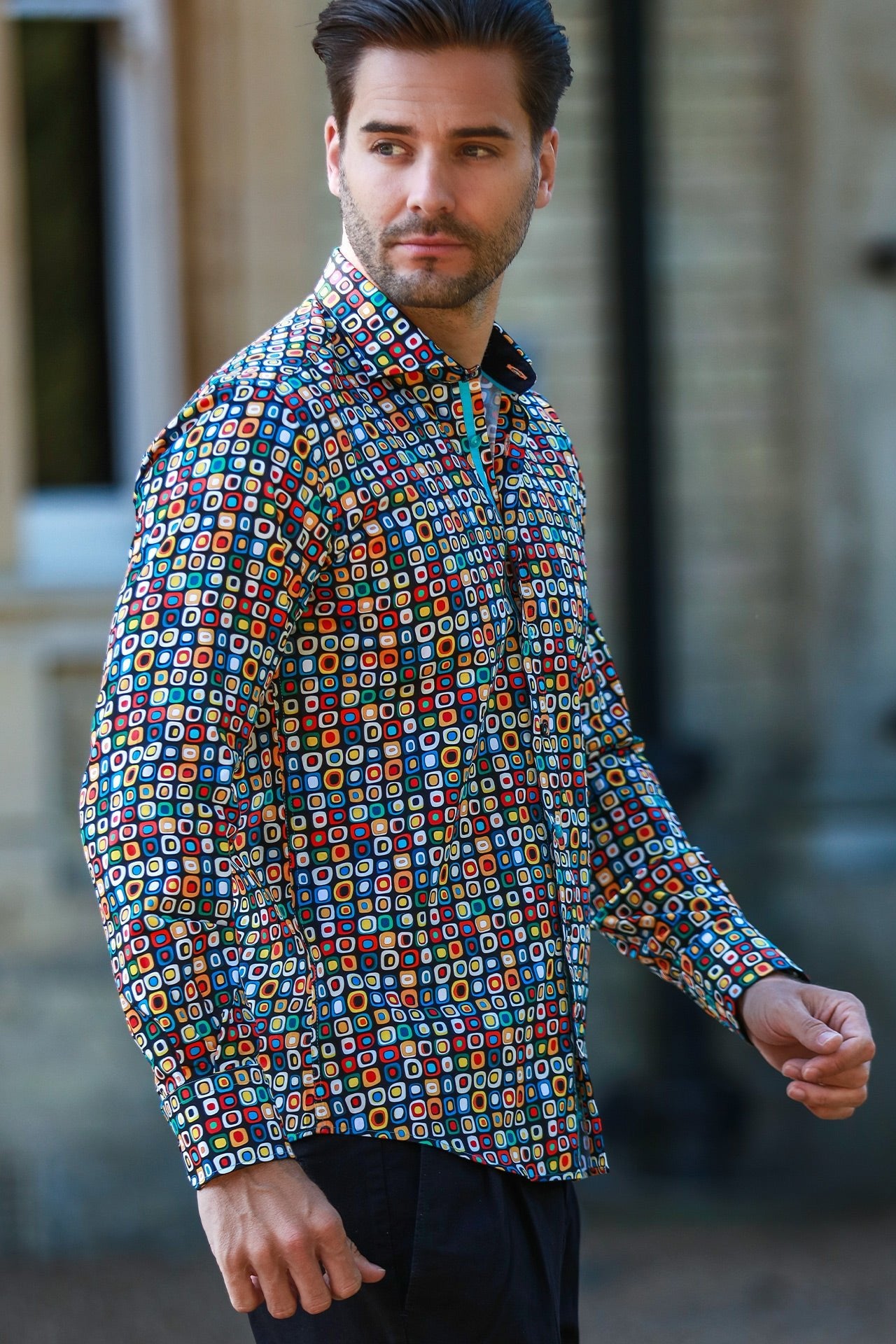 CL2585 ABSTRACT SHAPES - Claudio Lugli Shirts