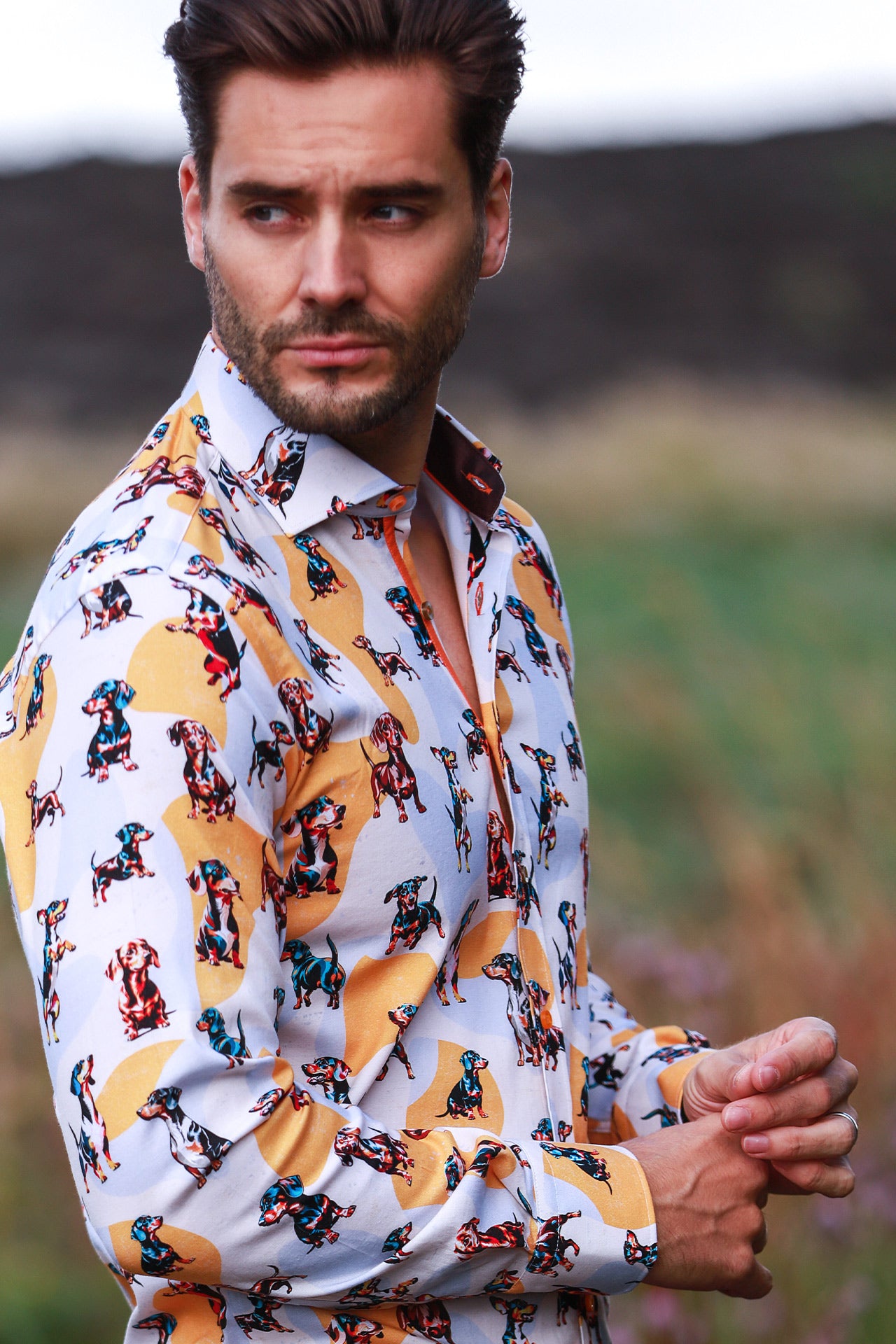 DACHSHUND-PRINT-DACKEL-TENCEL-HEMD