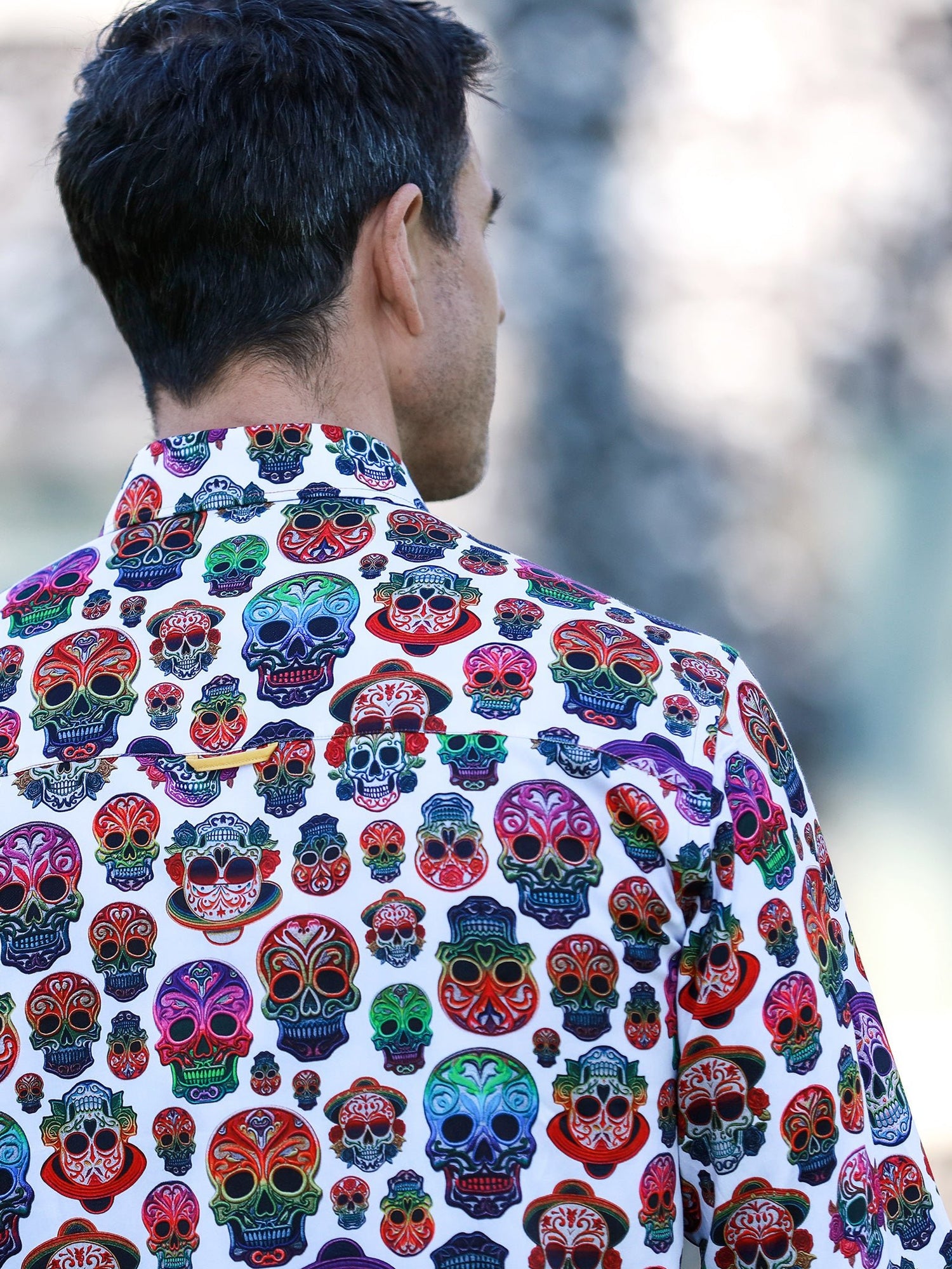 CL2621 EMBROIDERY SKULLS - Claudio Lugli Shirts