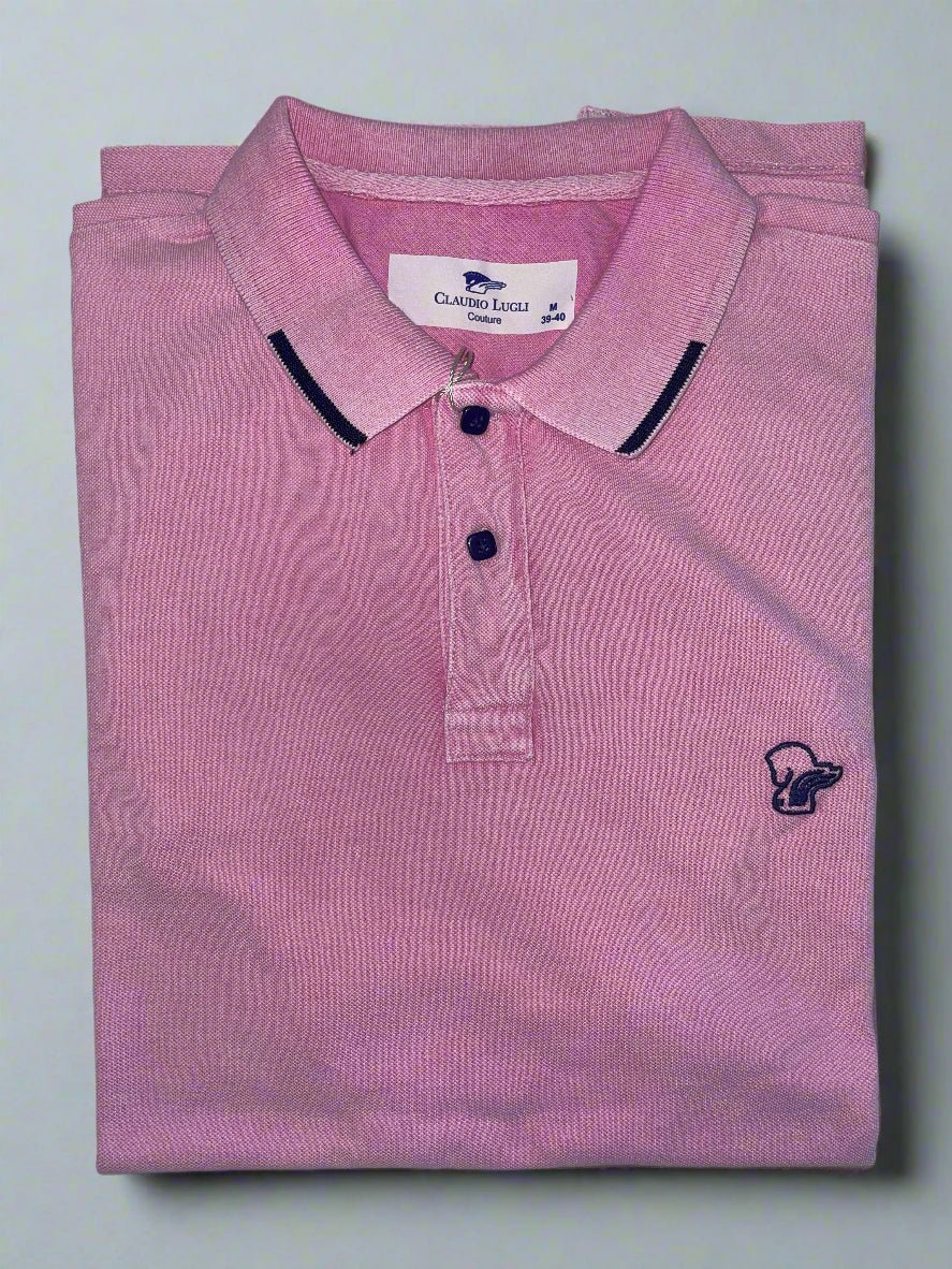 PIQUE POLO SHIRT – Premium Men's Patterned Shirt by Claudio Lugli | Bold Design, Tailored Fit, Best Printed Shirts