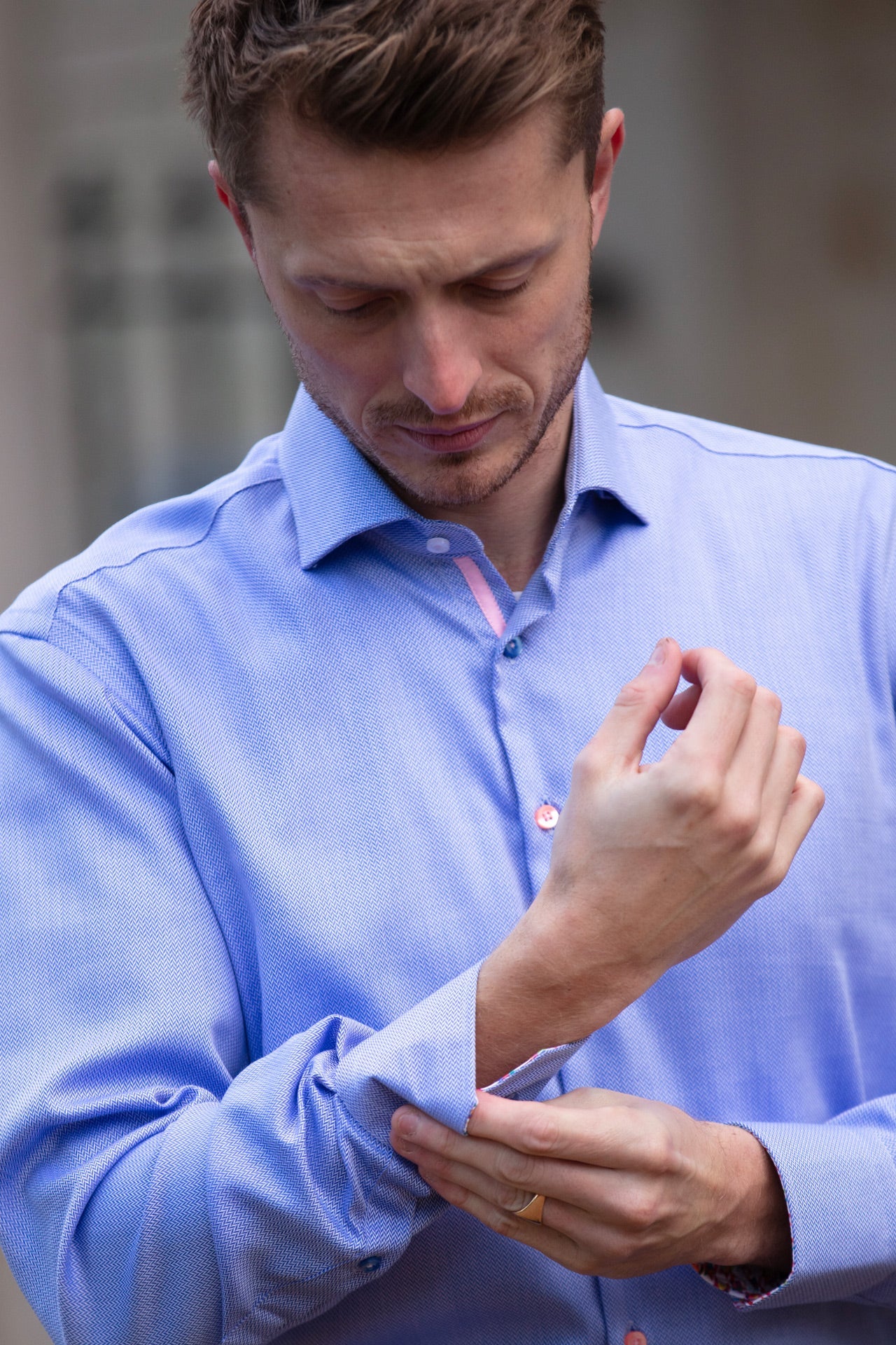 CLASSIC NON-IRON SHIRT TEXTURE SHIRT – Premium Men's Patterned Shirt by Claudio Lugli | Bold Design, Tailored Fit, Best Printed Shirts