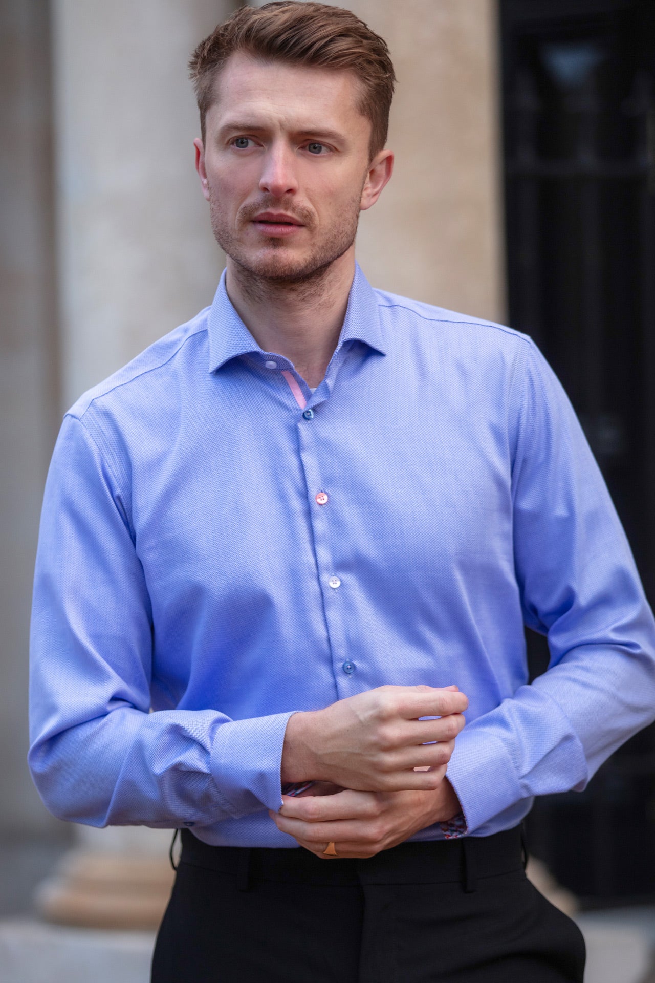 CLASSIC NON-IRON SHIRT TEXTURE SHIRT – Premium Men's Patterned Shirt by Claudio Lugli | Bold Design, Tailored Fit, Best Printed Shirts