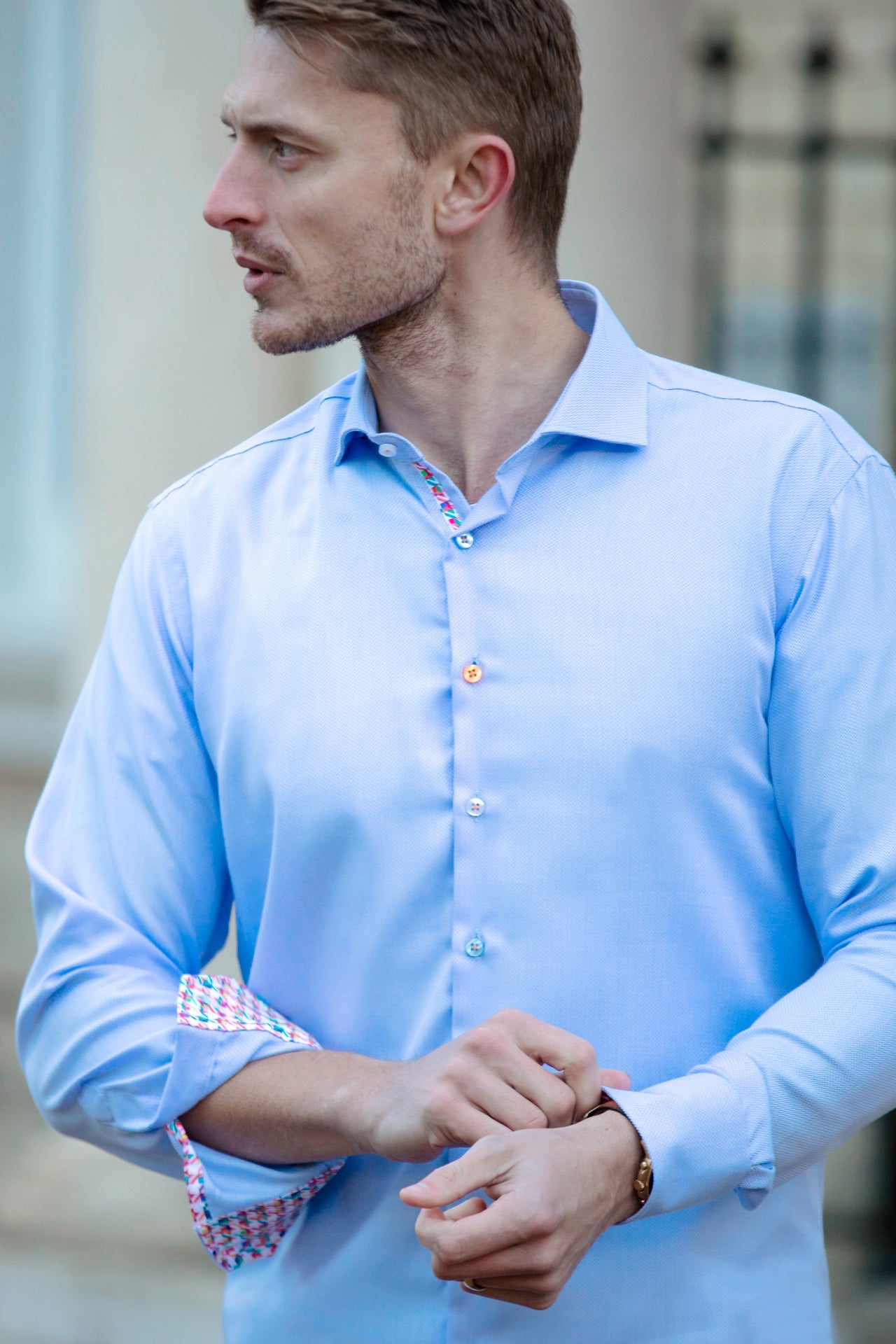 CLASSIC NON-IRON SHIRT TEXTURE SHIRT – Premium Men's Patterned Shirt by Claudio Lugli | Bold Design, Tailored Fit, Best Printed Shirts