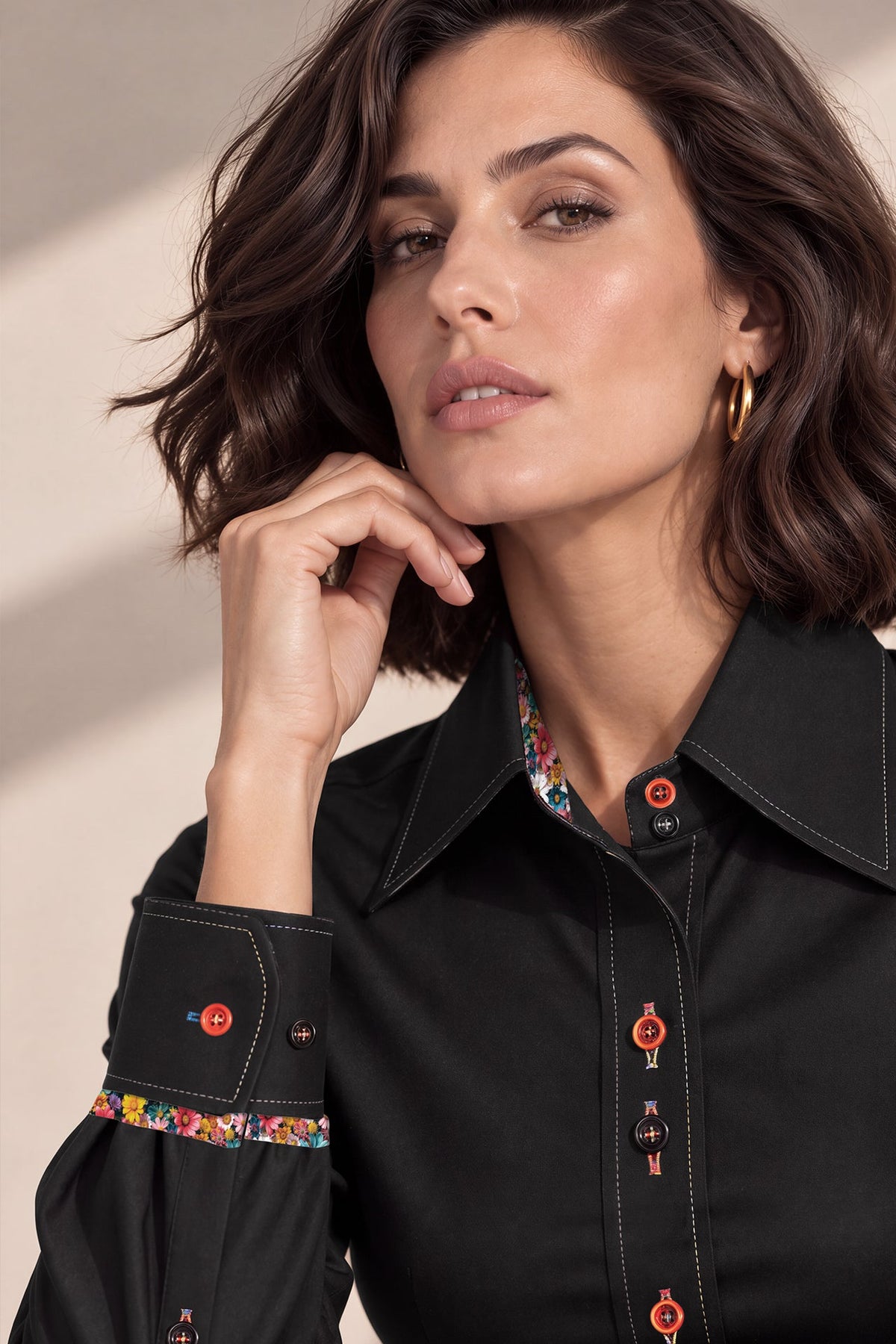 Classic Plain Womens Shirt - Claudio Lugli Shirts