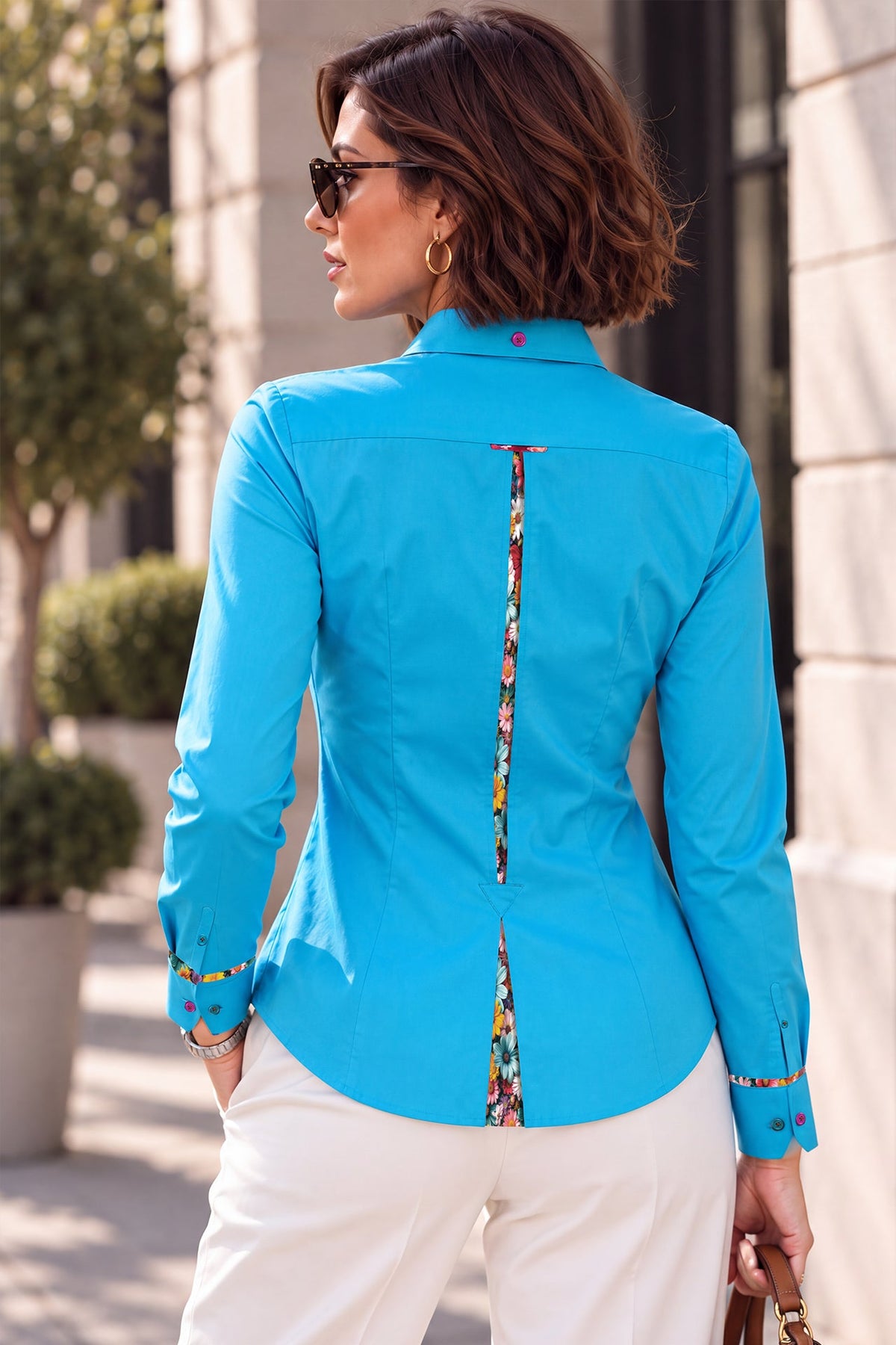 Classic Plain Womens Shirt - Claudio Lugli Shirts