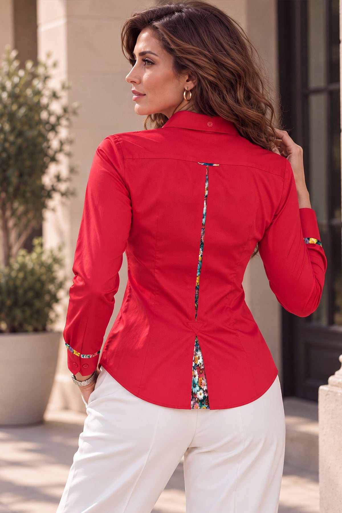 Classic Plain Womens Shirt - Claudio Lugli Shirts
