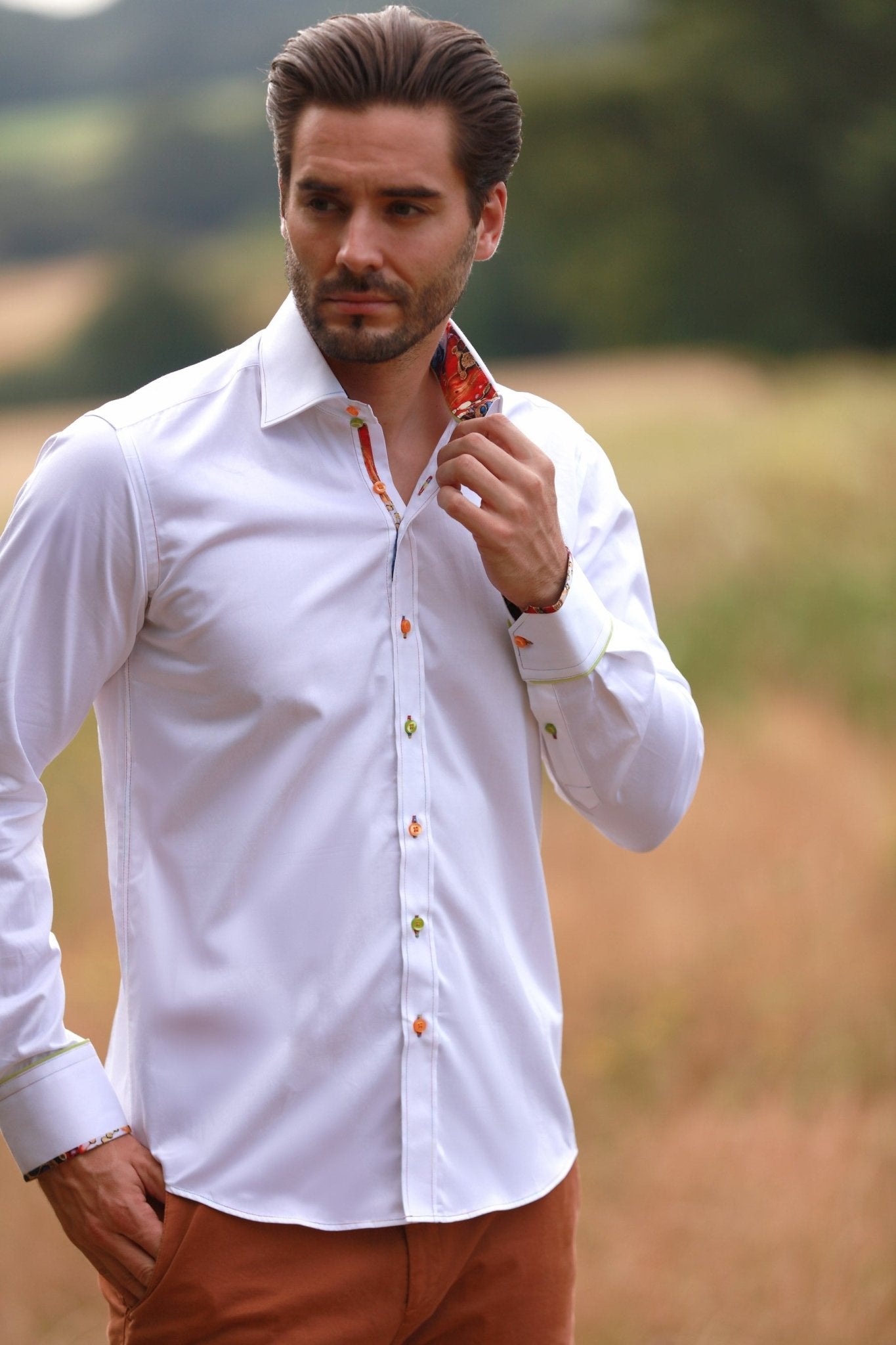 CLASSIC SIGNATURE PLAIN SHIRT - BEST SELLER – Premium Men's Patterned Shirt by Claudio Lugli | Bold Design, Tailored Fit, Best Printed Shirts