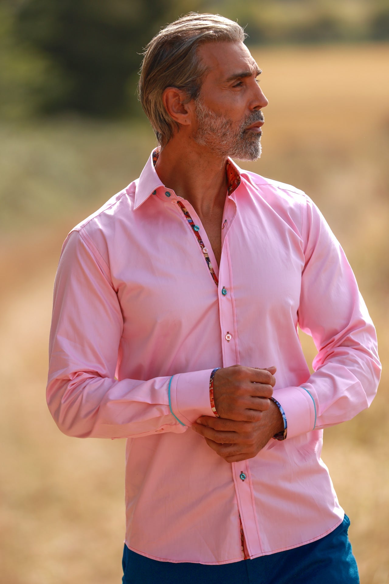 CLASSIC SIGNATURE PLAIN SHIRT - BEST SELLER – Premium Men's Patterned Shirt by Claudio Lugli | Bold Design, Tailored Fit, Best Printed Shirts