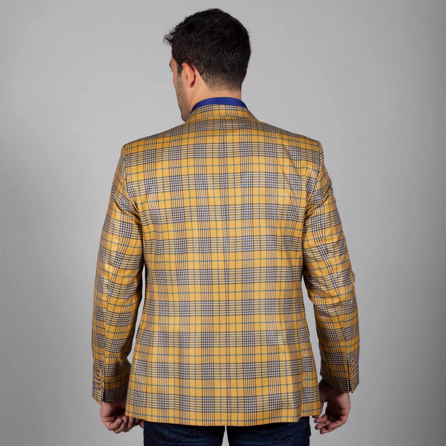 CLAUDIO LUGLI CHECK JACKET CLJ1910 – Premium Men's Patterned Shirt by Claudio Lugli | Bold Design, Tailored Fit, Best Printed Shirts