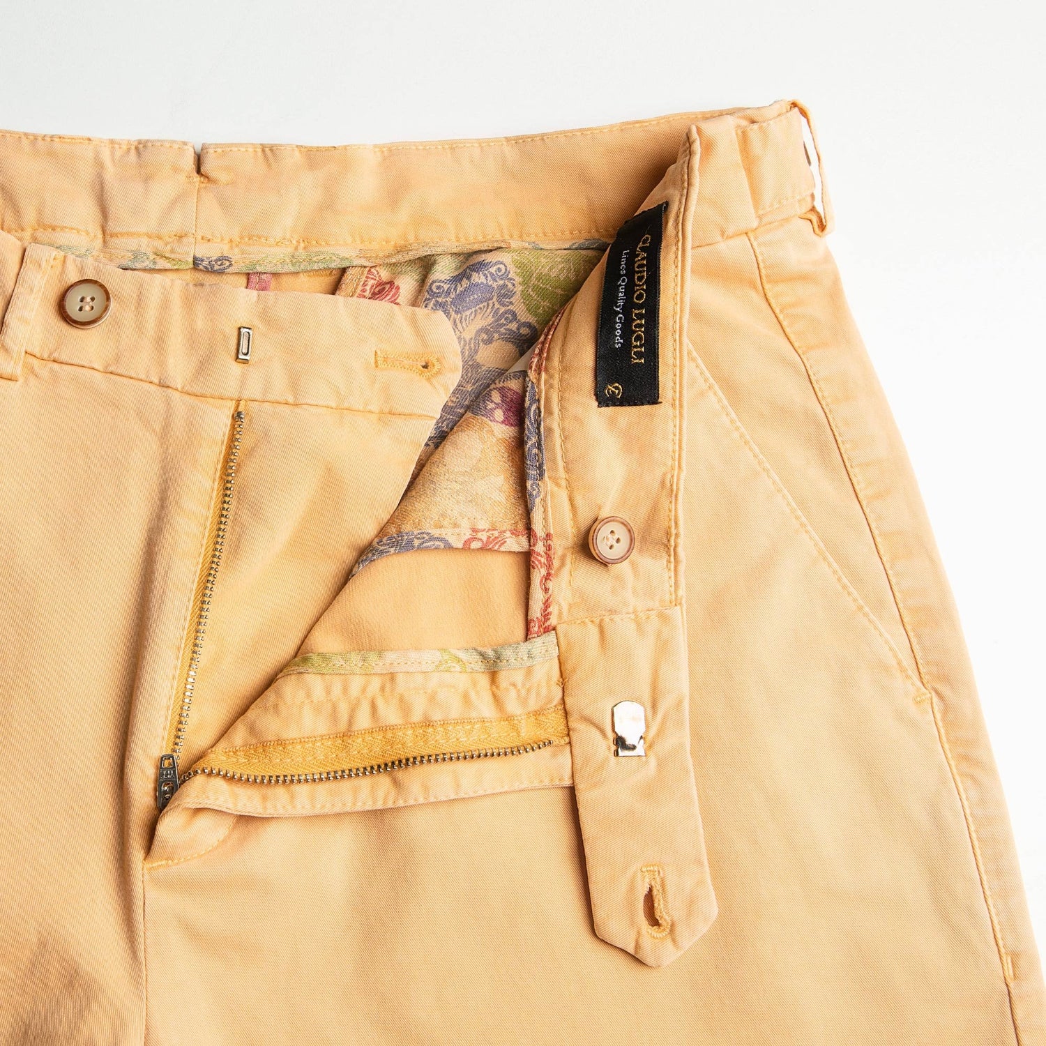 CLAUDIO LUGLI COLORED CHINO TROUSERS – Premium Men's Patterned Shirt by Claudio Lugli | Bold Design, Tailored Fit, Best Printed Shirts