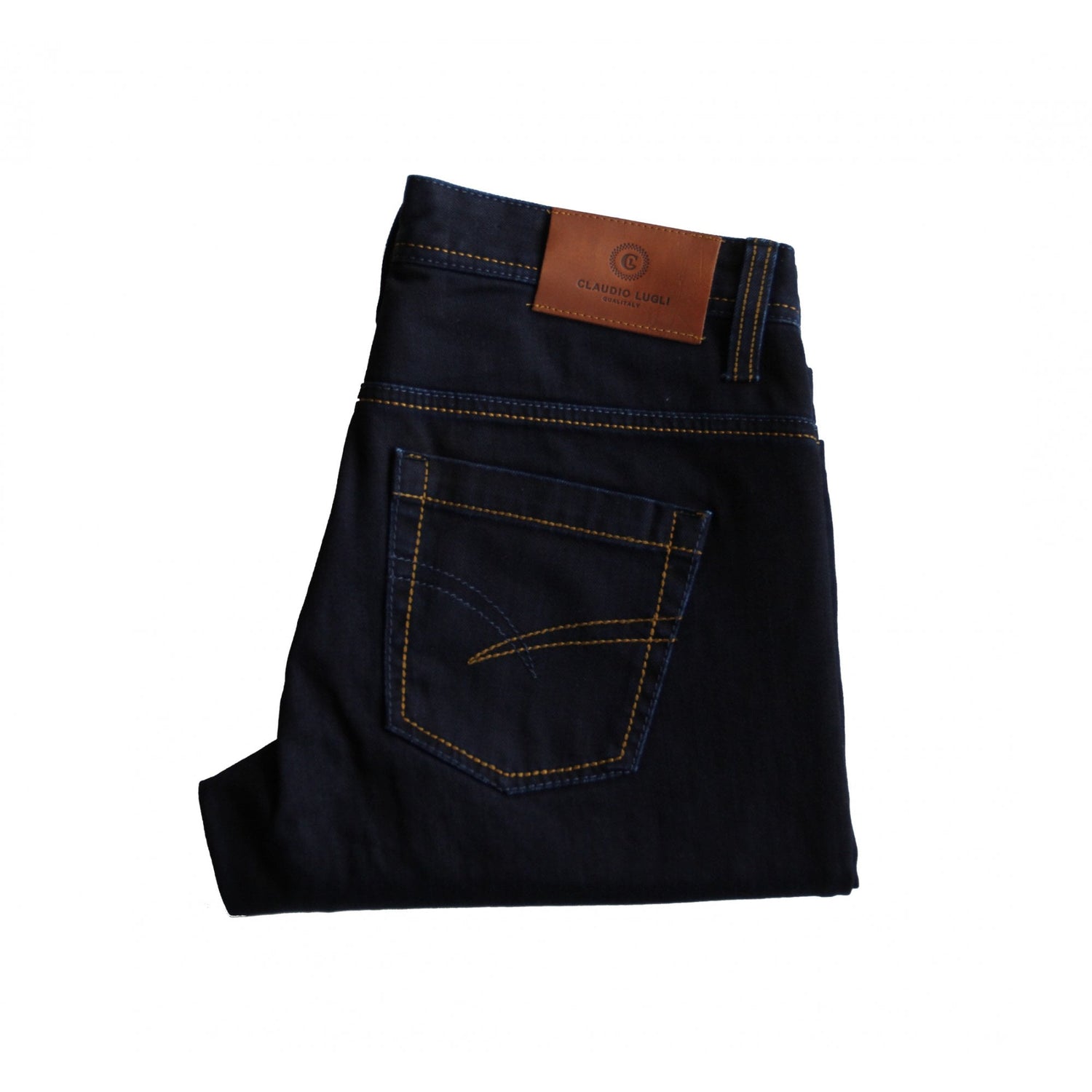 CLAUDIO LUGLI DARK WASH NAVY JEANS - Claudio Lugli Shirts