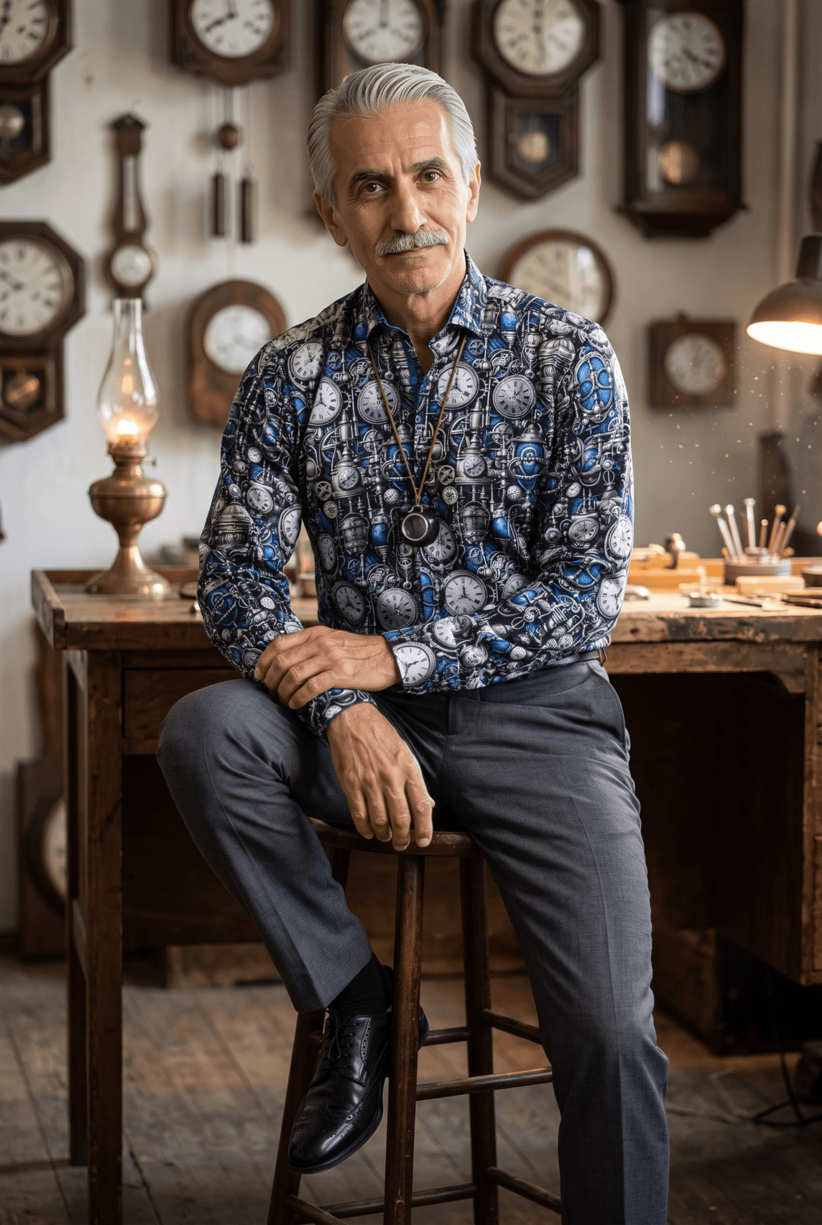 Clockwork Core Print Shirt - Claudio Lugli Shirts