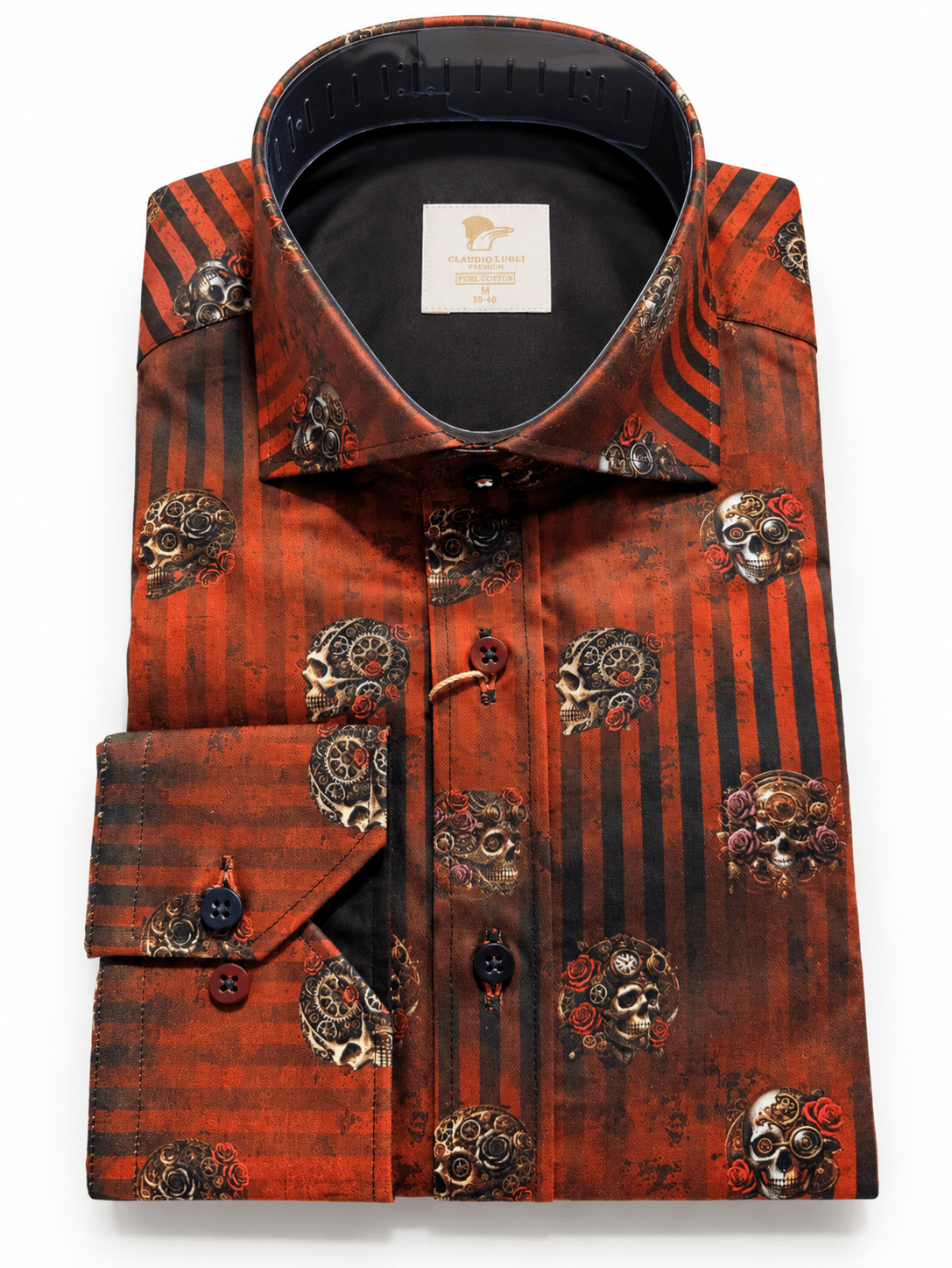 Clockwork Skull Shirt - Claudio Lugli Shirts