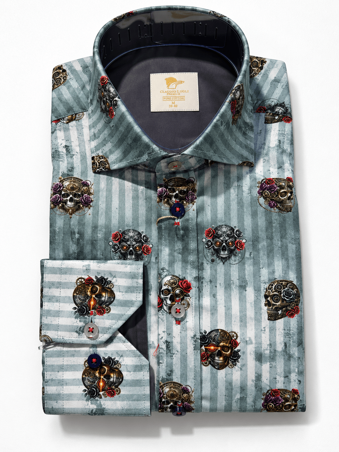 Clockwork Skull Shirt - Claudio Lugli Shirts