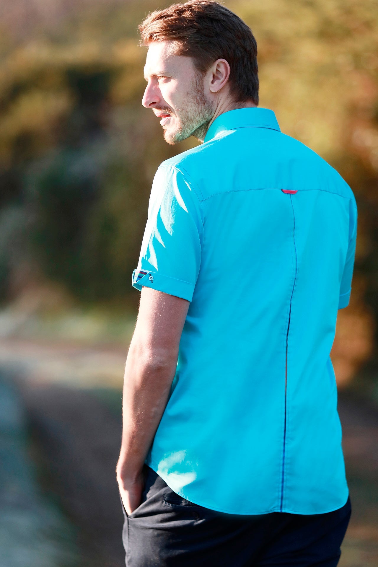 CLASSIC SATIN COTTON SHORT SLEEVE SHIRT PEGASUS EDITION – Premium Men's Patterned Shirt by Claudio Lugli | Bold Design, Tailored Fit, Best Printed Shirts