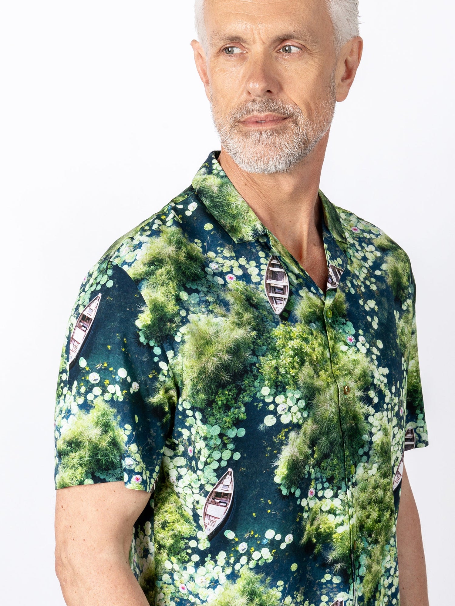 CLSH 2608 GREEN LAGOON - Claudio Lugli Shirts