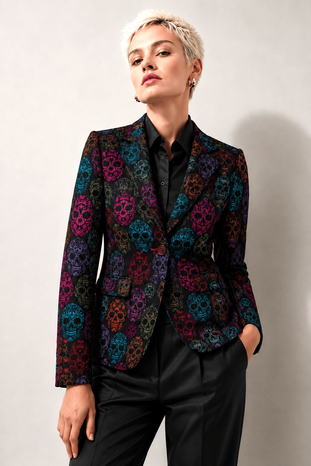 CLWJ2610 BLACK SKULL - Claudio Lugli Shirts
