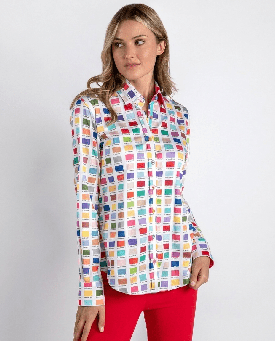 Colour Codes Womens Print Shirt - Claudio Lugli Shirts