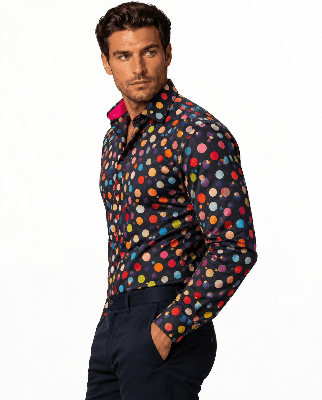 Confetti Polka Dot Shirt - Claudio Lugli Shirts